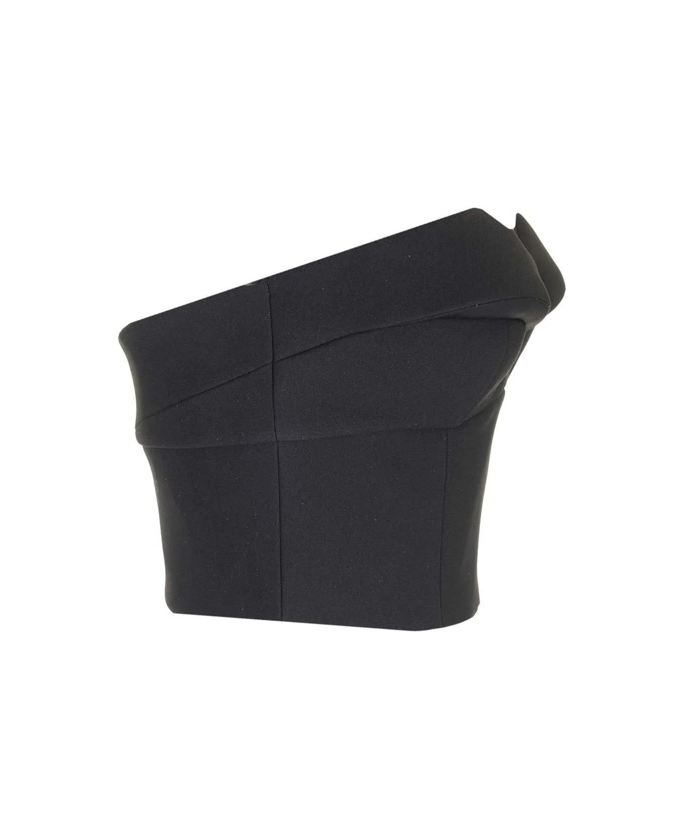 Versace o1y0226 Crop Top in Black Size S / US 4 / IT 40 - 3 Thumbnail