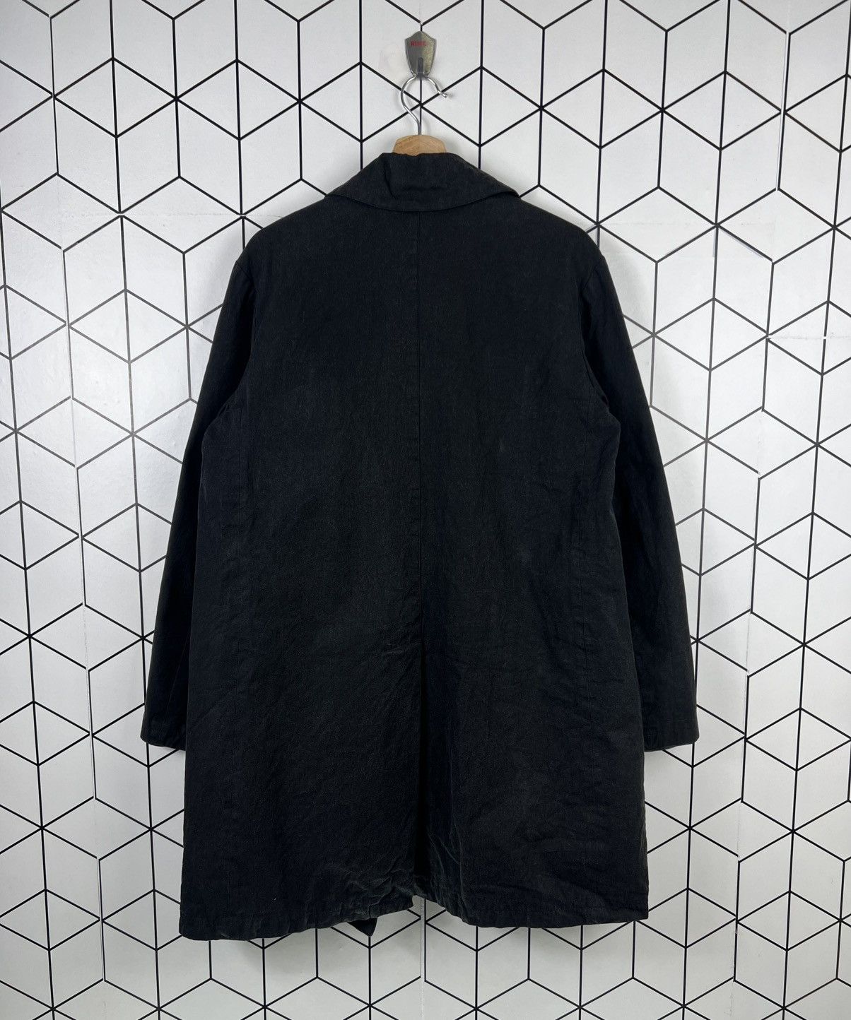 A.P.C. APC Wax Long Jacket Trench Coat Size US M / EU 48-50 / 2 - 2 Thumbnail