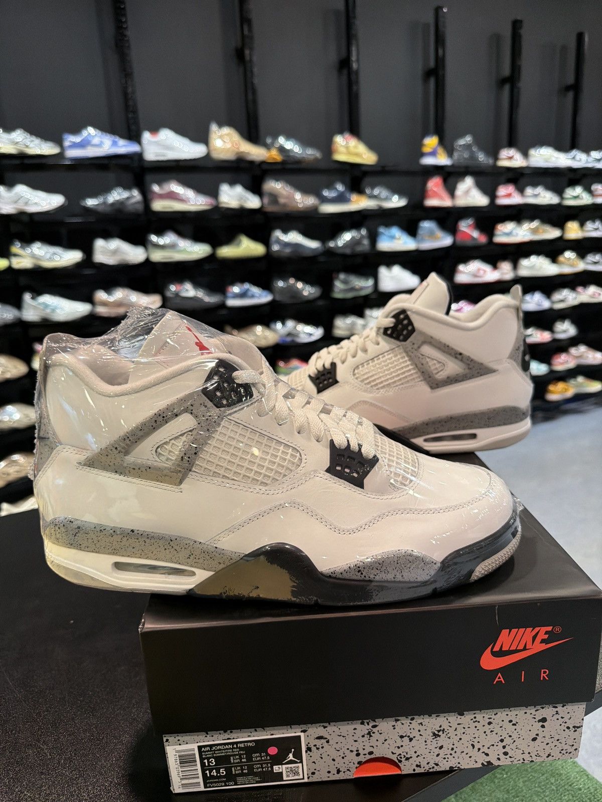 Jordan Brand Jordan 4 White Cements Size-13 Brand New Quick Ship Size US 13 / EU 46 - 1 Thumbnail