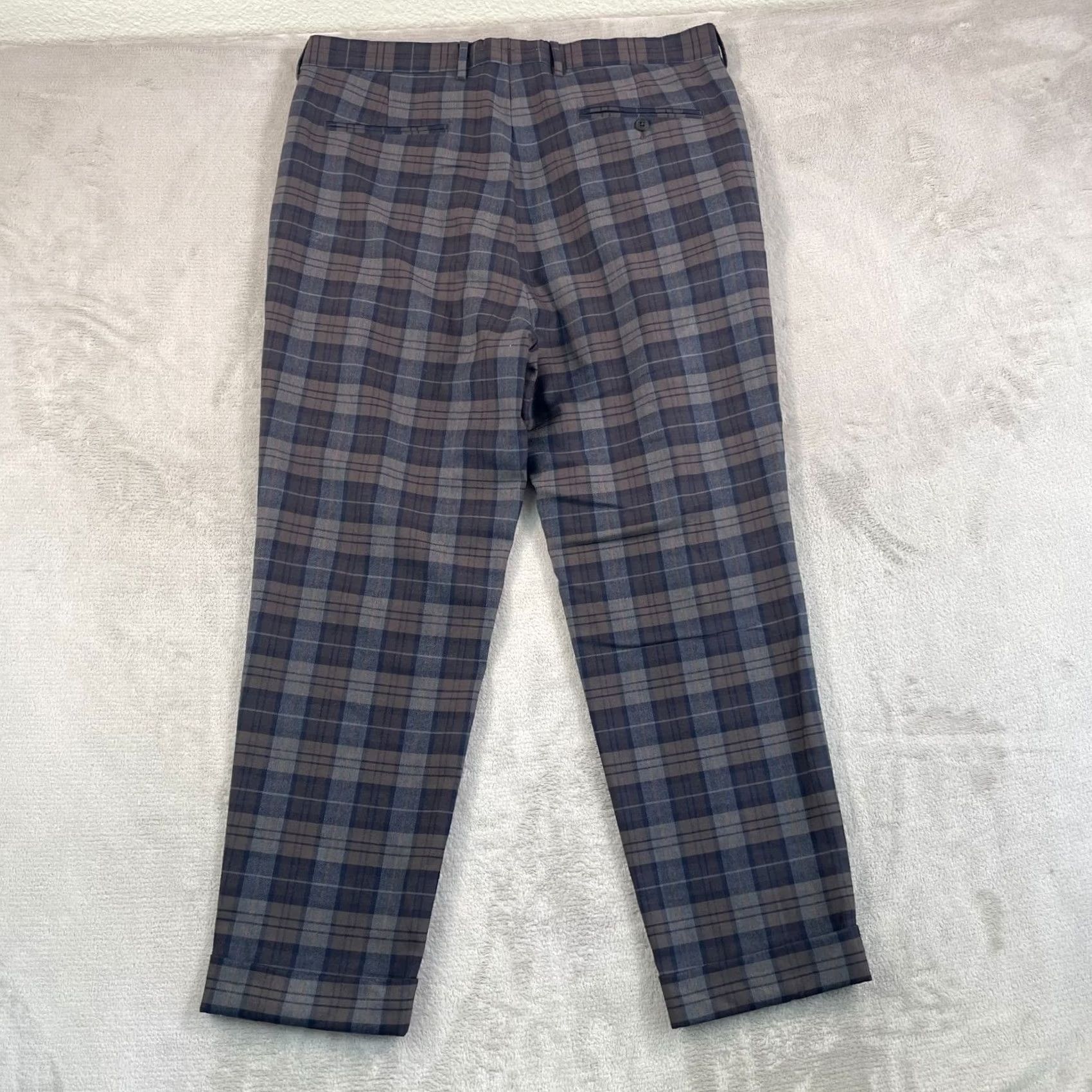 Todd Snyder Todd Snyder Trousers Men 36x29 Multi Plaid 100% Wool Pleated Cuffed NWOT 98 Size US 36 / EU 52 - 3 Thumbnail
