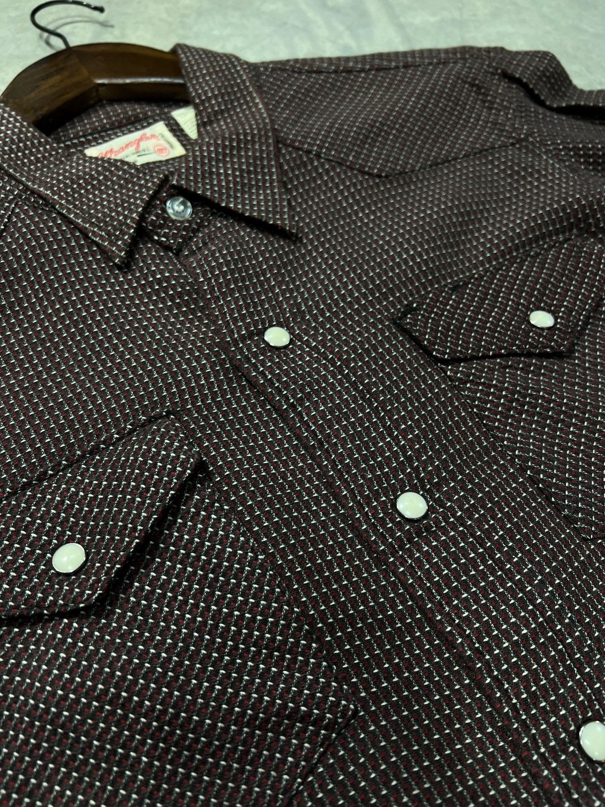 Wrangler Vintage Wrangler Pearl Snap Shirt - Medium (P21) Size US M / EU 48-50 / 2 - 3 Thumbnail