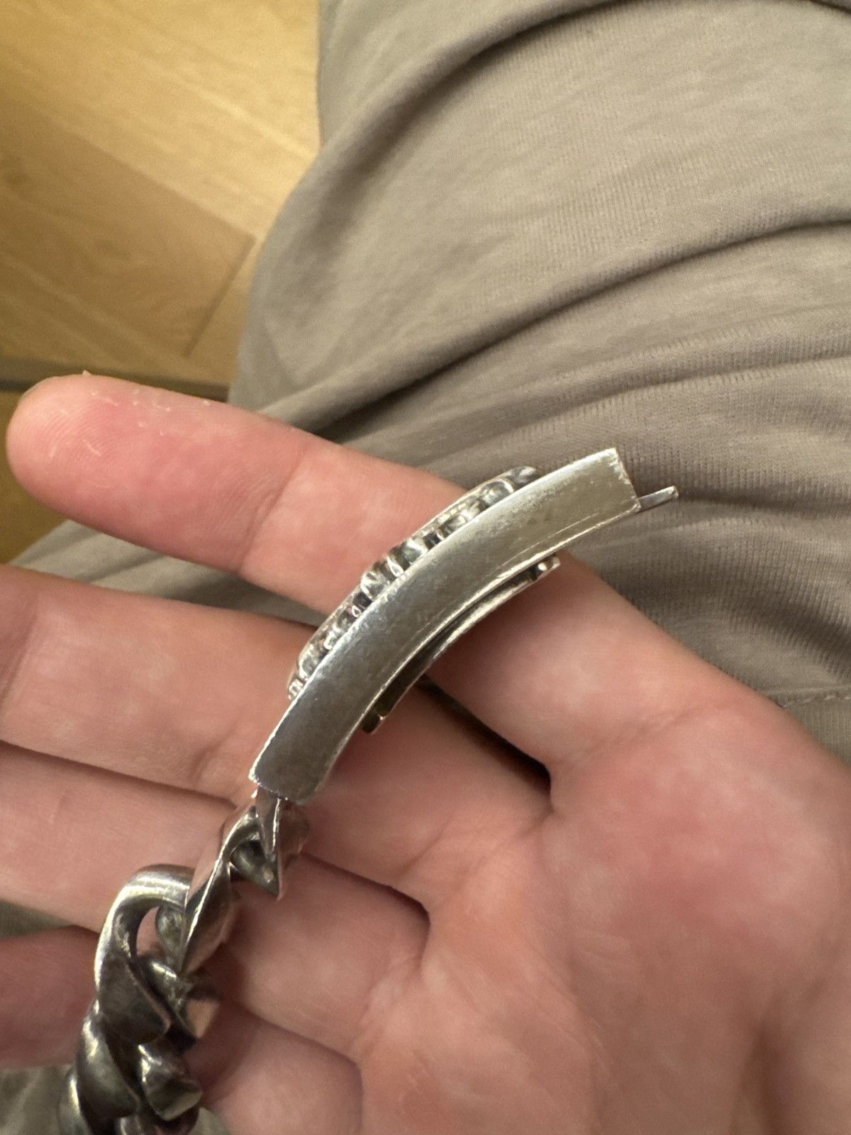 Chrome Hearts Cross id diamond bracelet Size ONE SIZE - 3 Thumbnail