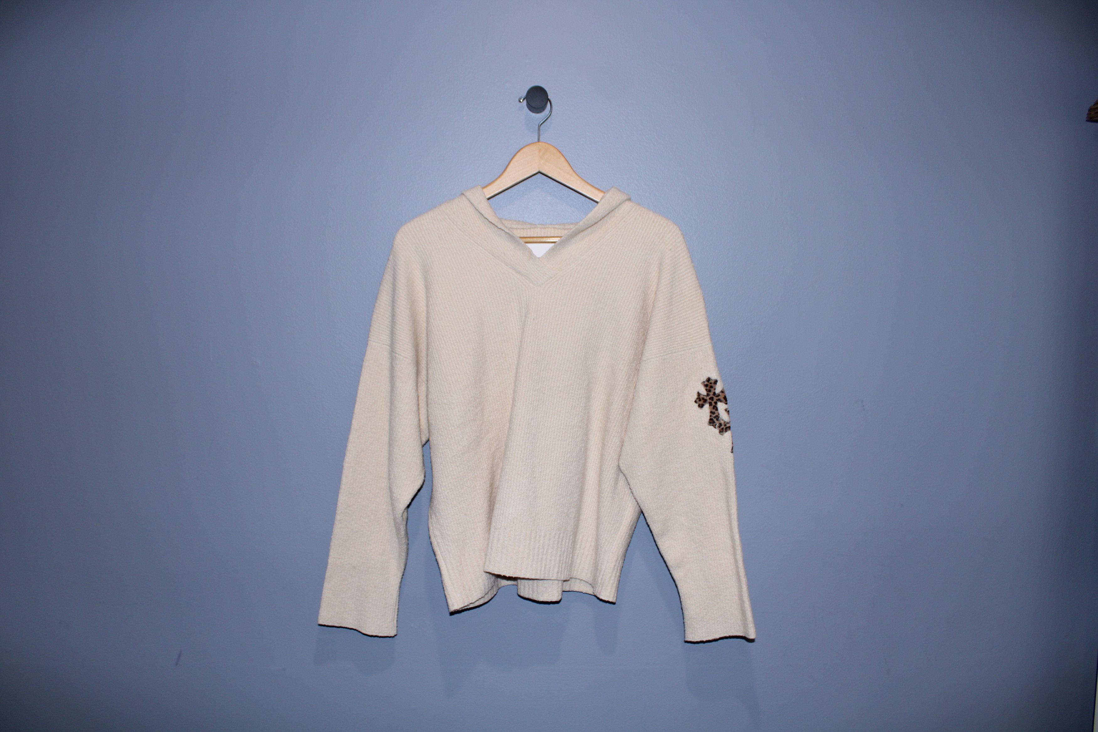 Chrome Hearts chrome hearts cheetah cross cropped hoodie Size XS / US 0-2 / IT 36-38 - 1 Thumbnail