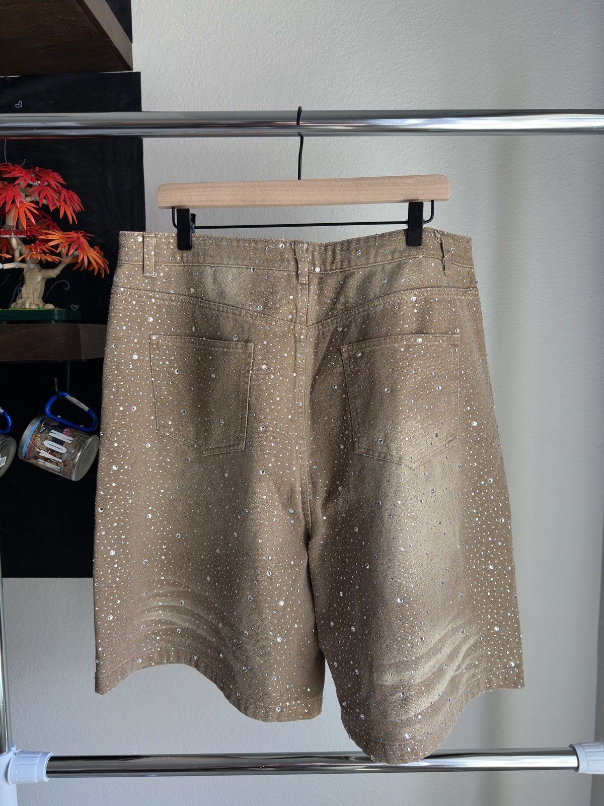 Vale Sandstorm Crystal Jorts Beige Size US 34 / EU 50 - 2 Thumbnail