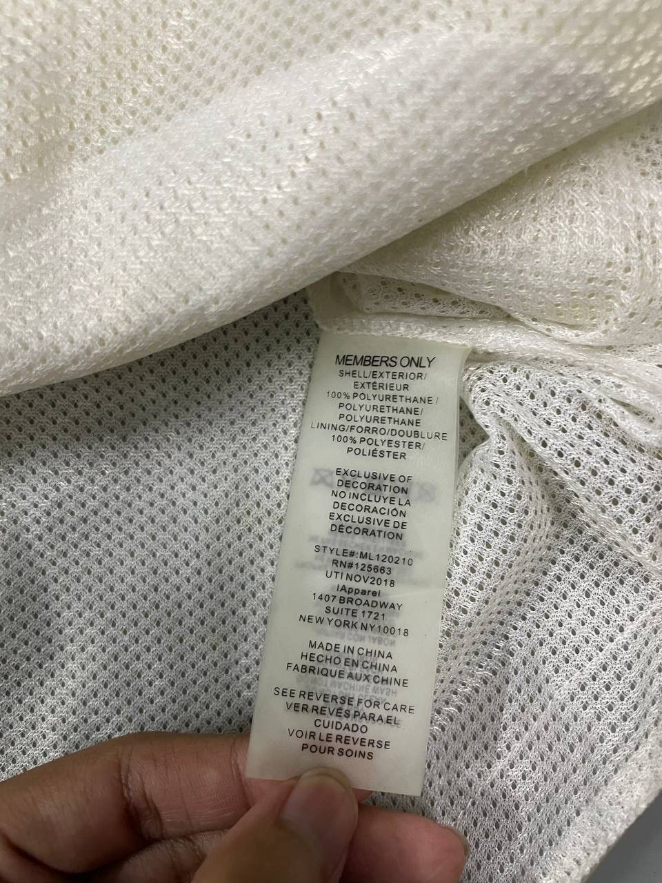 Seditionaries MEMBER ONLY TRANSPARENT WINDBREAKER Size US S / EU 44-46 / 1 - 4 Thumbnail