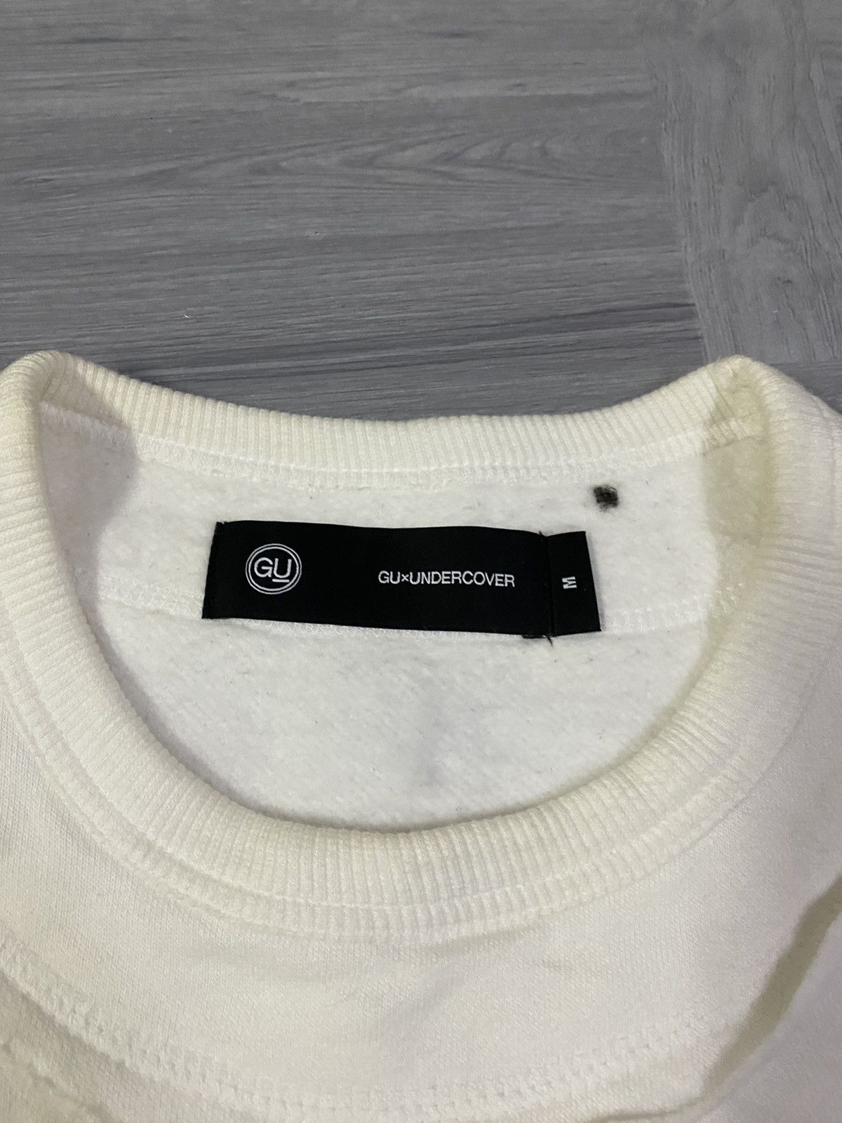 GU × Undercover Undercover X GU Sweatshirt Plain White Crewneck Size US M / EU 48-50 / 2 - 13 Thumbnail