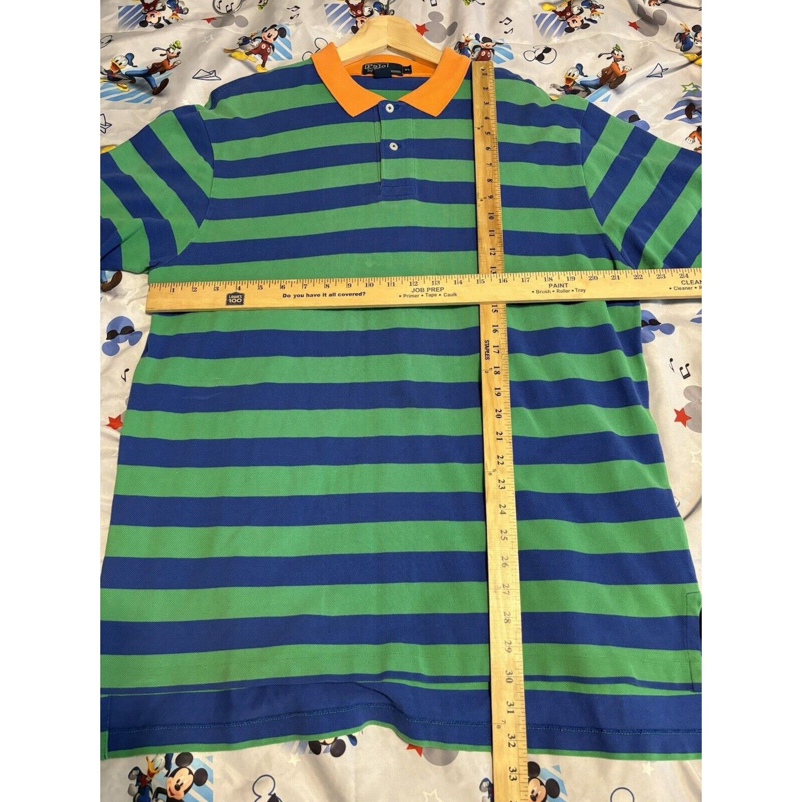 Polo Ralph Lauren Vintage polo ralph lauren size xl stripe green orange collar Size US XL / EU 56 / 4 - 5 Thumbnail