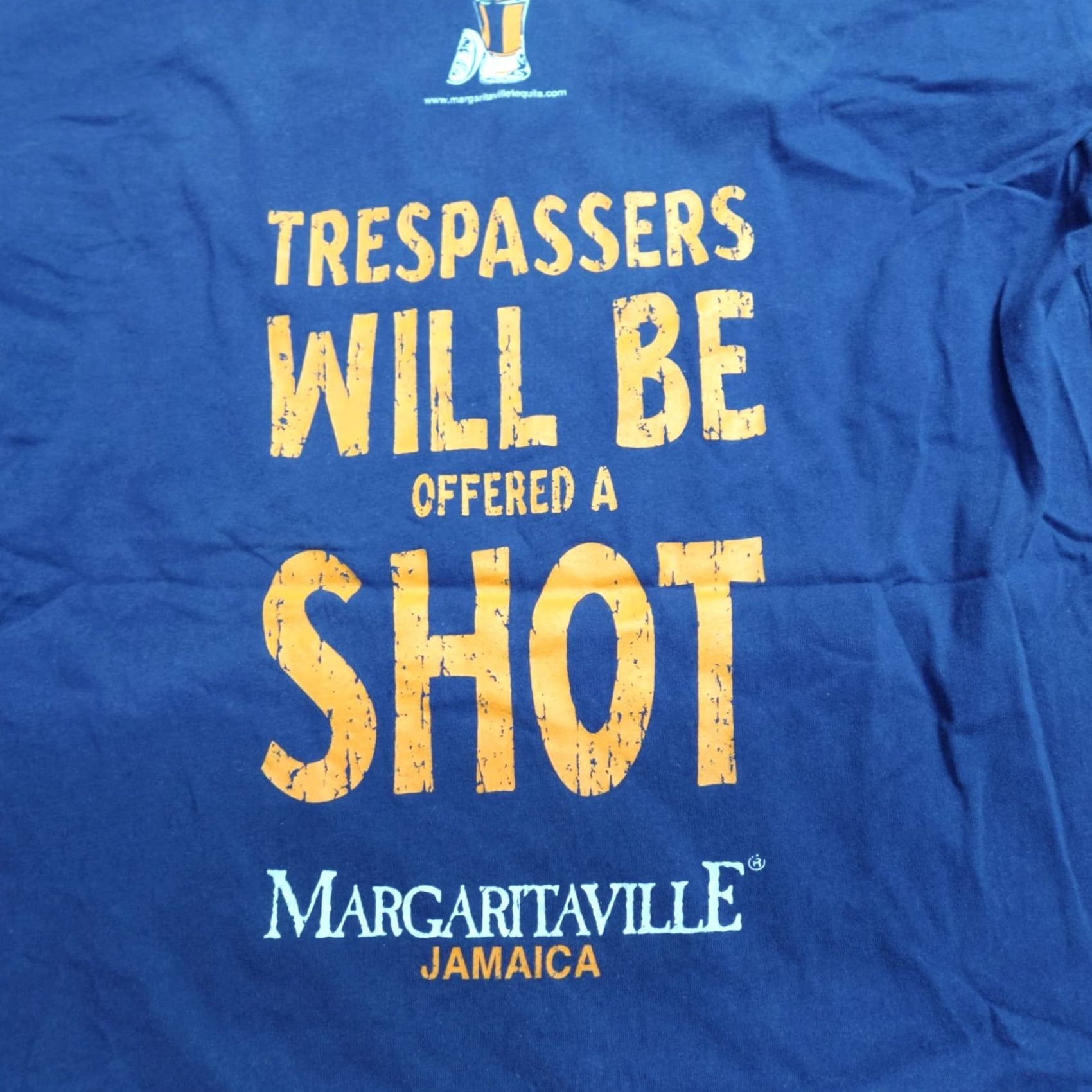 Doublet VINTAGE Margaritaville Shirt Men T-Shirt Crew Neck Long Sleeve Blue 1999 Jamaica Double Sided M Size US M / EU 48-50 / 2 - 2 Thumbnail