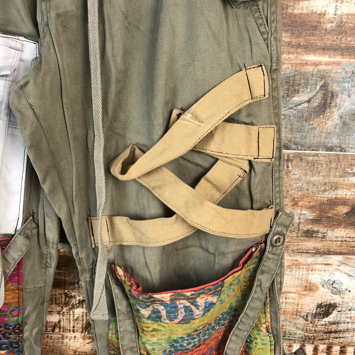 Japanese Brand DL Acoustic reconstruct Cargo Custom utility Pants #C1245 Size US 28 / EU 44 - 9 Thumbnail