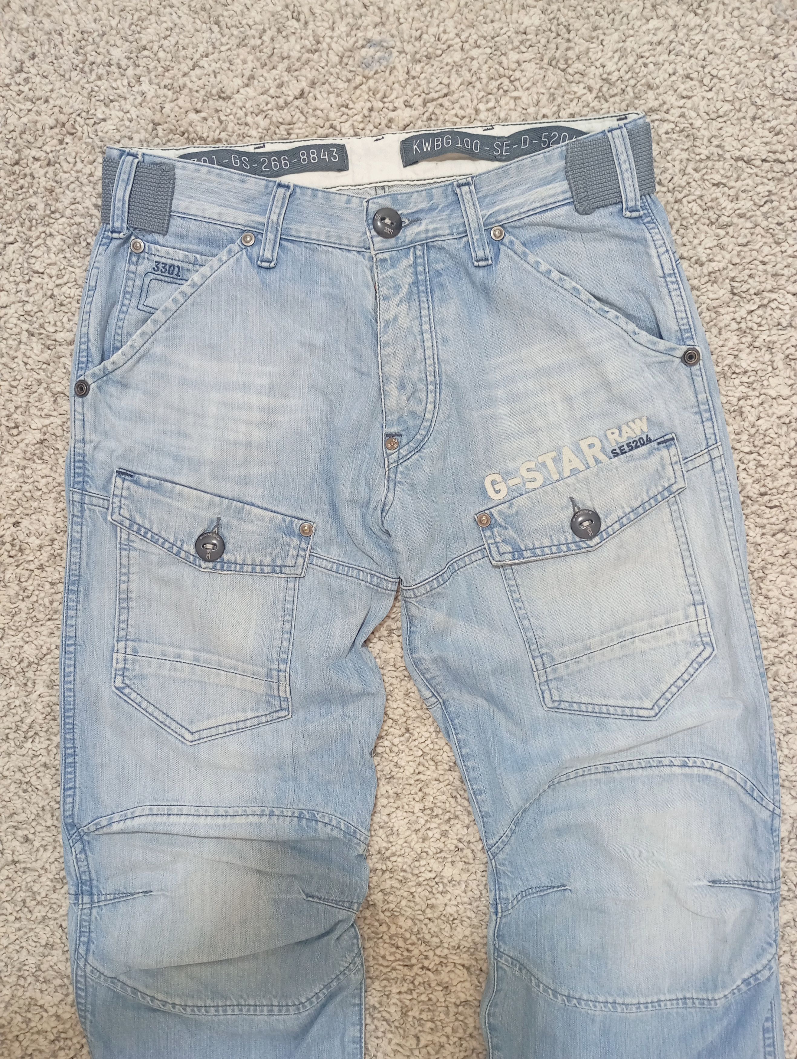 G-Star G-Star Raw Loose Fit Denim Jeans Storm Elwood Size US 32 / EU 48 - 3 Thumbnail