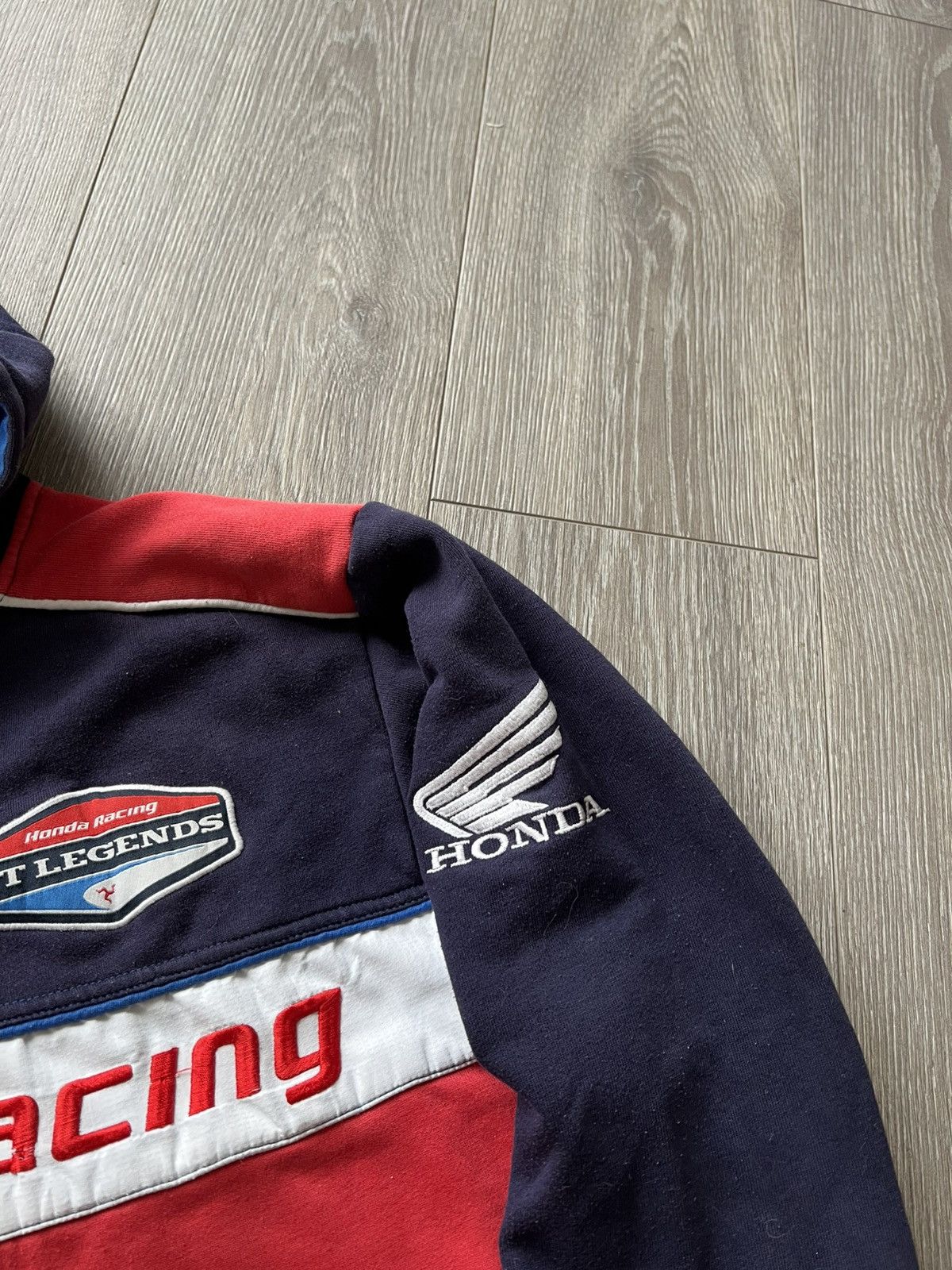 Honda Vintage Honda Racing Zip Hoodie Size US XL / EU 56 / 4 - 5 Thumbnail