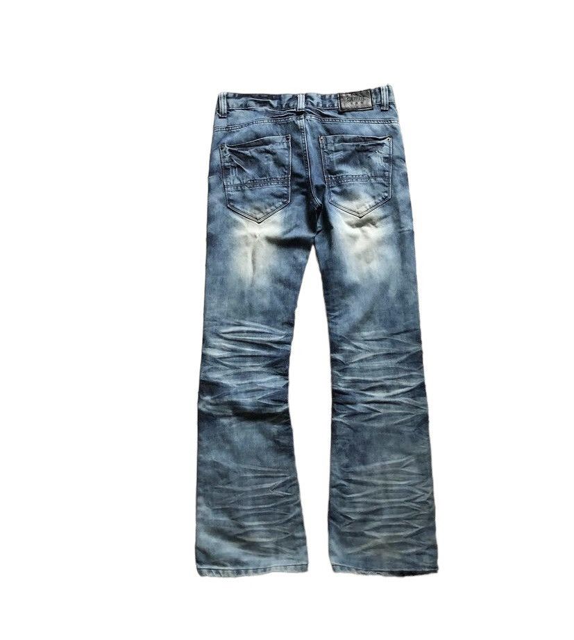 💥Flare💥Japanese Rubix jeans flare fading blue