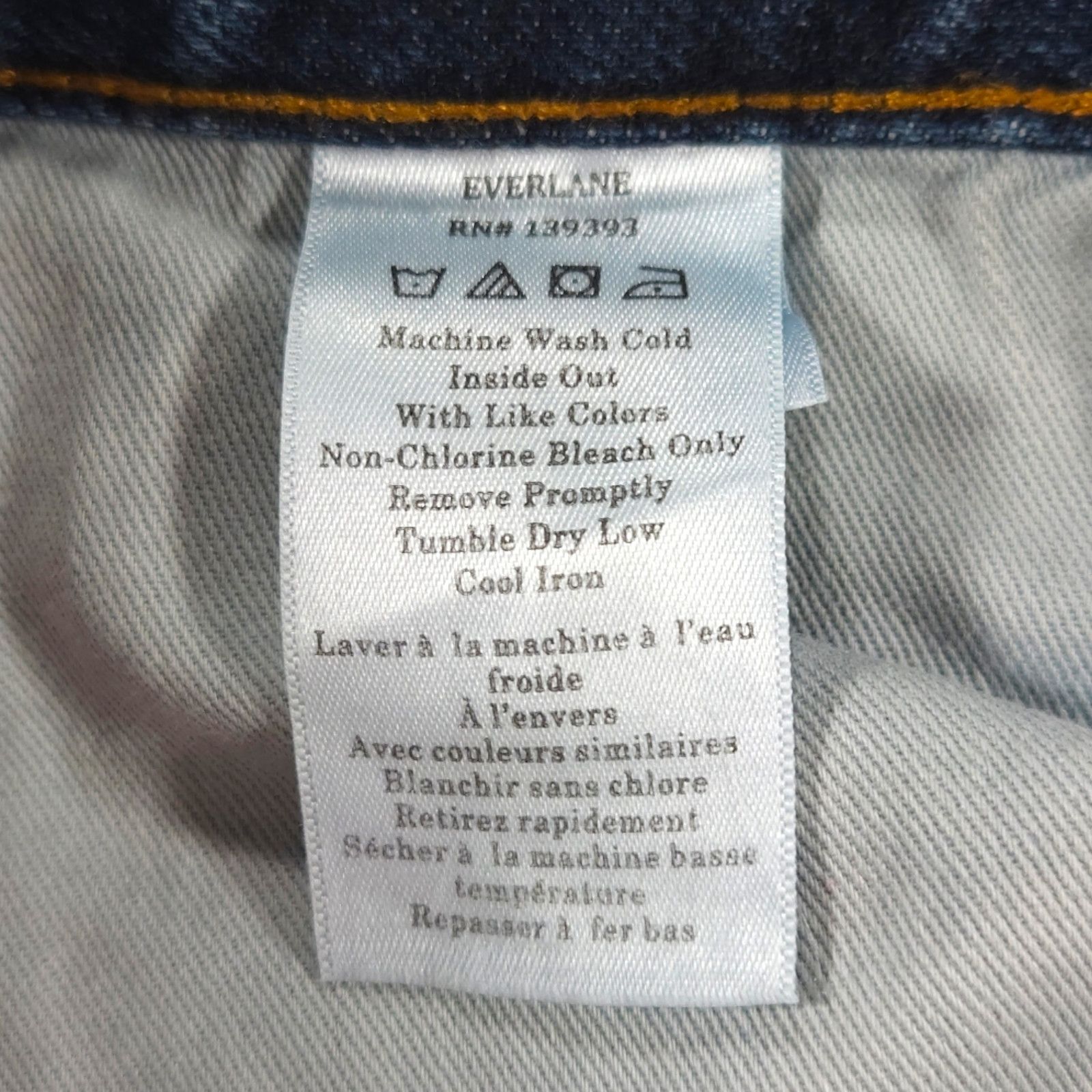 Everlane NWOT Everlane The 90s Cheeky Straight Ankle Jean Sz. 23x26 Size 23" - 6 Thumbnail
