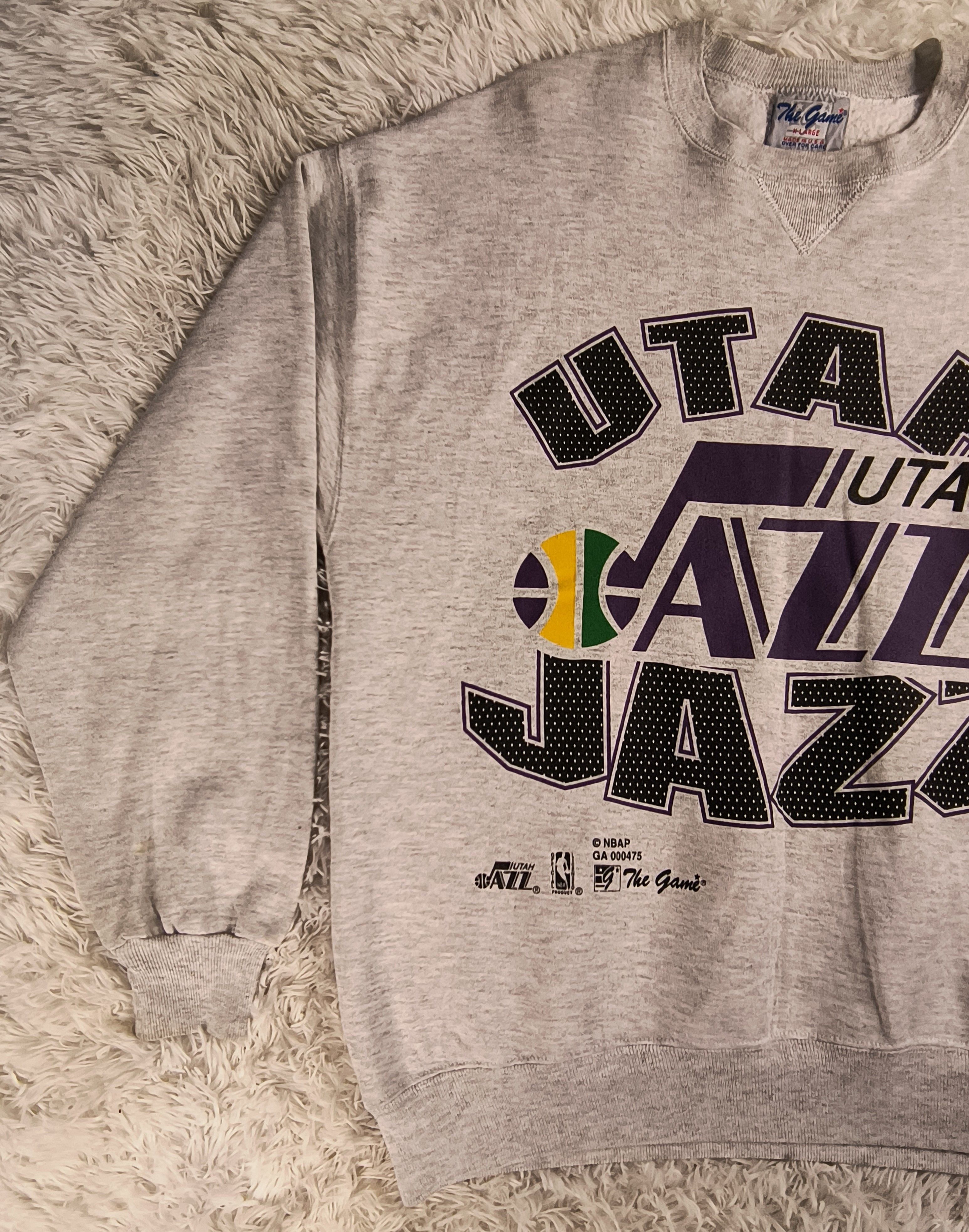 NBA Vintage NBA Utah Jazz 90s crewneck sweatshirt Size US XL / EU 56 / 4 - 3 Thumbnail