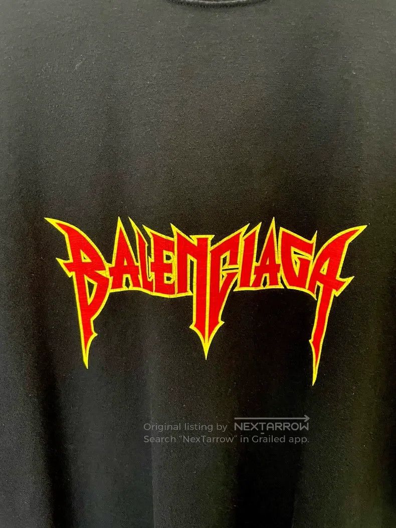 Balenciaga Balenciaga Rock Band Series Lightning Letter Pattern Round Size US S / EU 44-46 / 1 - 2 Thumbnail