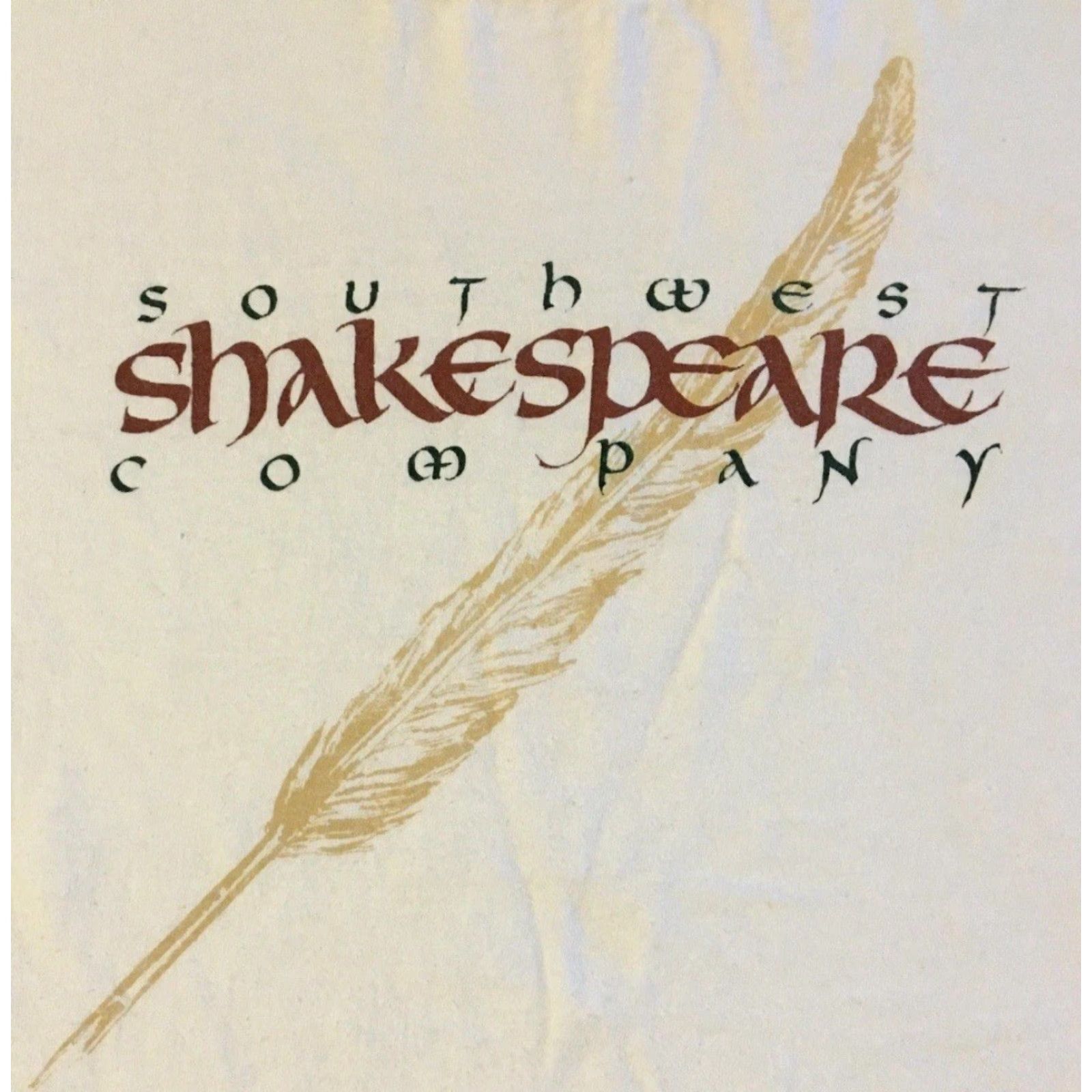 Julius VINTAGE 90s William Shakespeare Shirt XL Beige Striped Crew Neck Short Sleeve Single Stitch Mens T-Shirt Size US XL / EU 56 / 4 - 3 Thumbnail
