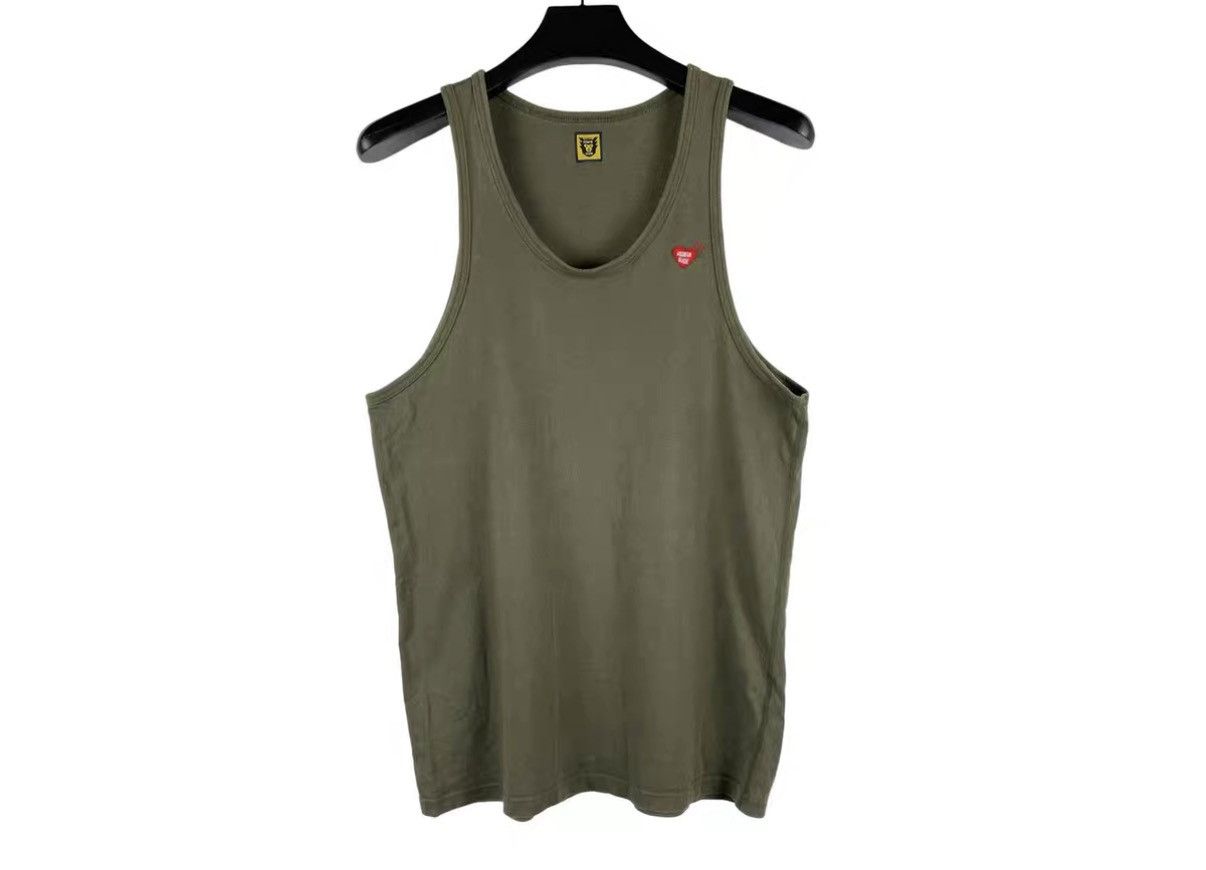 Human Made Human Made Olive Green Heart Vest J31 Size US M / EU 48-50 / 2 - 1 Thumbnail