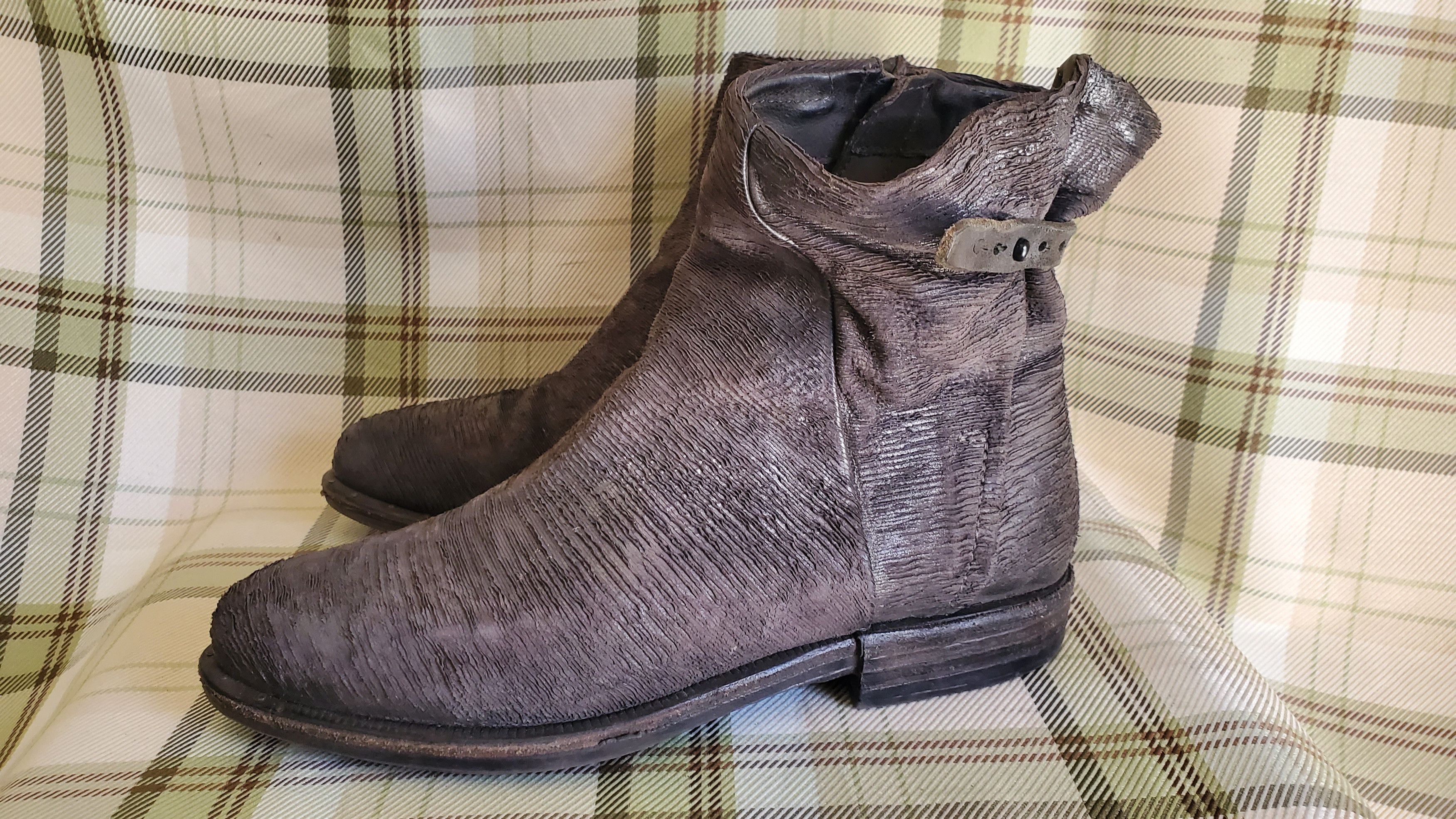 A.S.98 A.S 98 Gray Ankle Pull On Boots Size US 8 / IT 38 - 1 Thumbnail