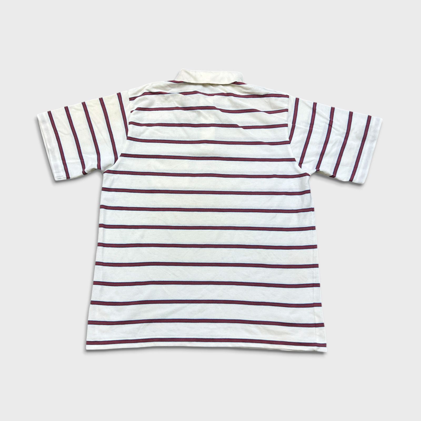 Izod × Lacoste × Vintage Vintage 80s Izod Lacoste Polo Shirt XL Striped Casual Preppy Size US XL / EU 56 / 4 - 6 Thumbnail