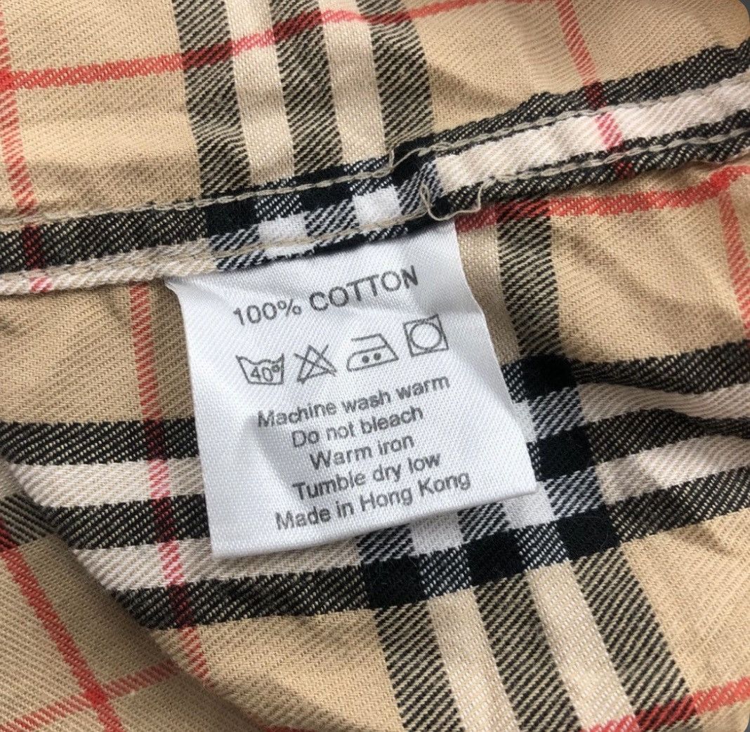 Burberry 2000s Vintage Burberry Nova Check Shirt Button Down Size US XL / EU 56 / 4 - 8 Thumbnail