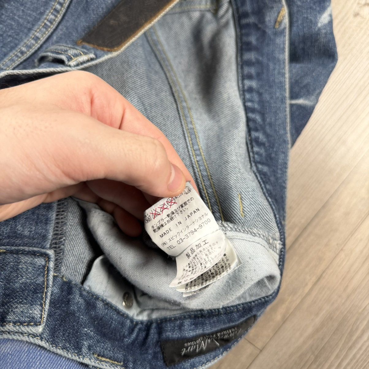 Rare Paint Splatter Tornado Mart Japan Whisker Jeans