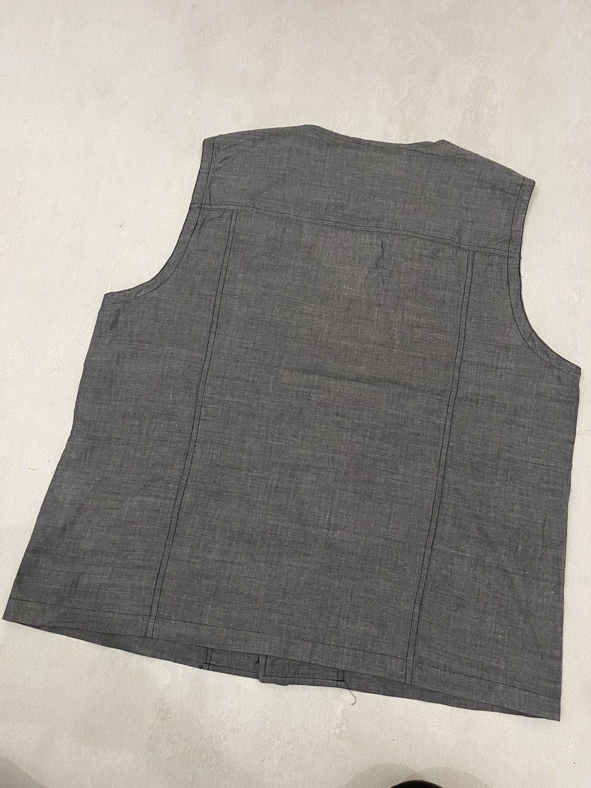 Japanese Brand × Vintage Fidato With Love Plain Vests Size US XL / EU 56 / 4 - 3 Thumbnail
