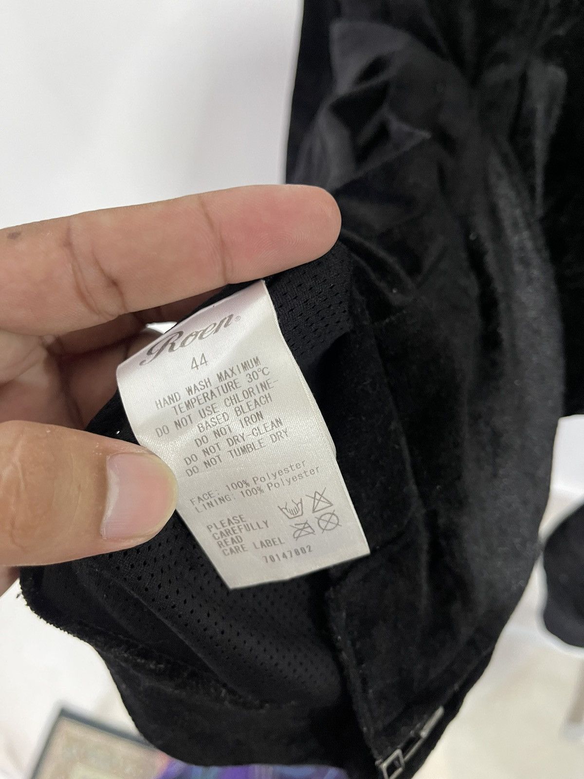 Japanese Brand × Roen 2000s Roen Velvet Jacket Size US S / EU 44-46 / 1 - 8 Thumbnail