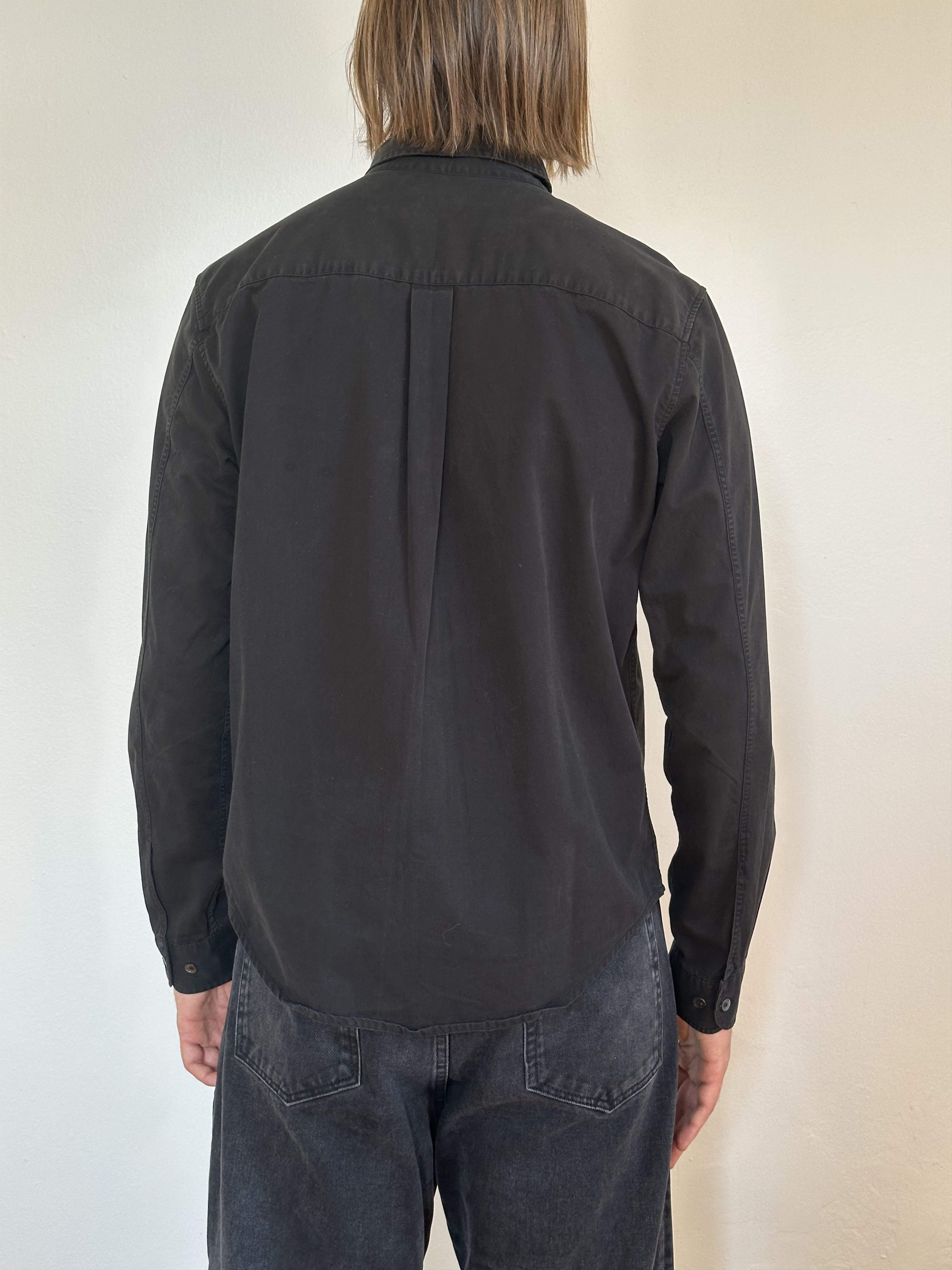 Helmut Lang Helmut Lang - 90’s Embroidered « HL » Button Up Size US L / EU 52-54 / 3 - 6 Thumbnail