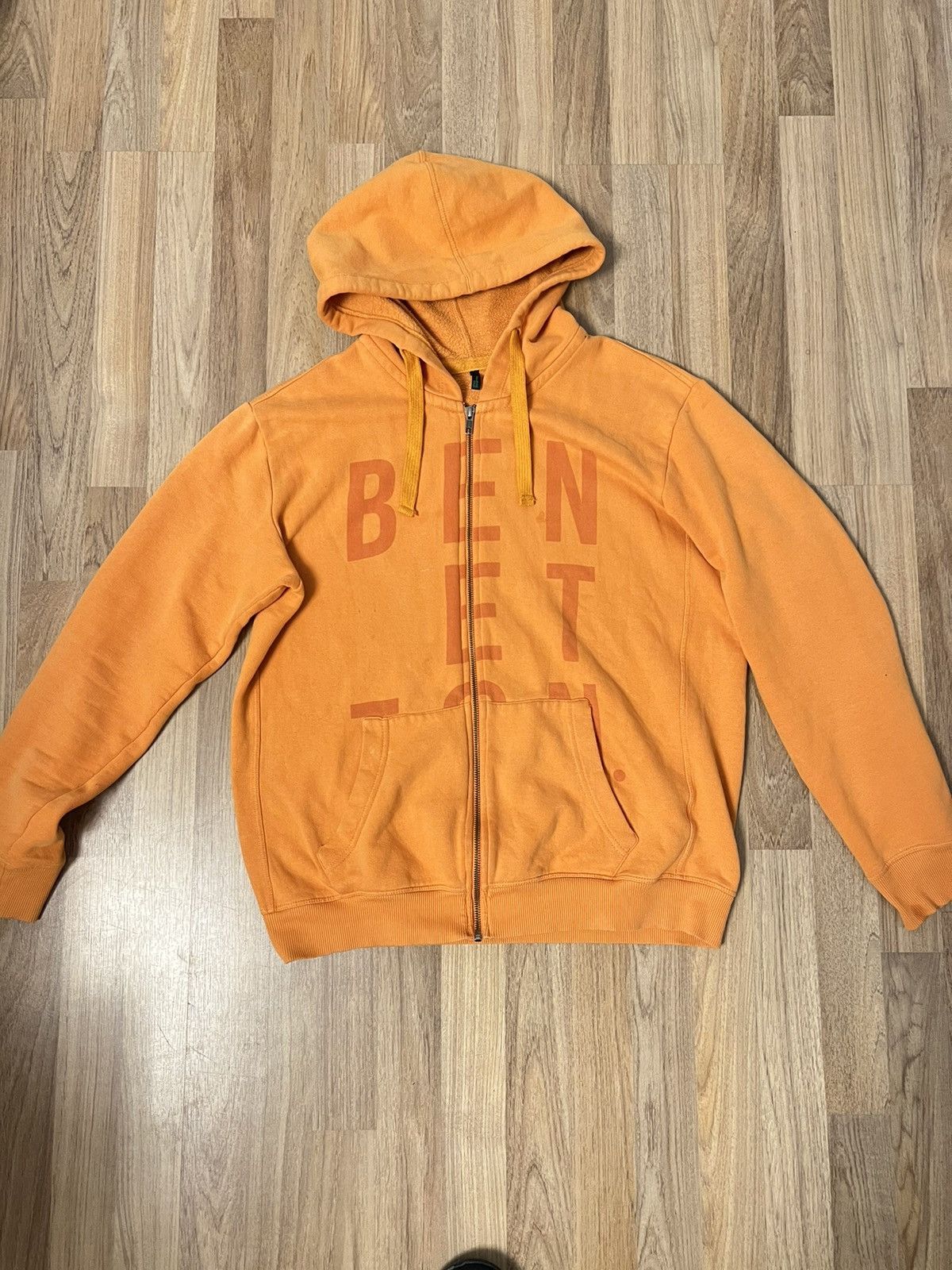 Benetton Benetton zip up hoodie Size US M / EU 48-50 / 2 - 2 Thumbnail