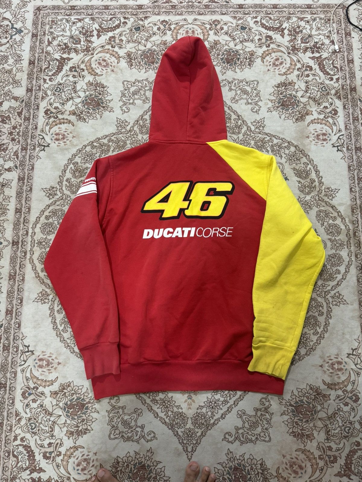 Ducati × Vintage Ducati Corse 46 Valentino Rossi Zipper Hoodie Size US XL / EU 56 / 4 - 6 Thumbnail