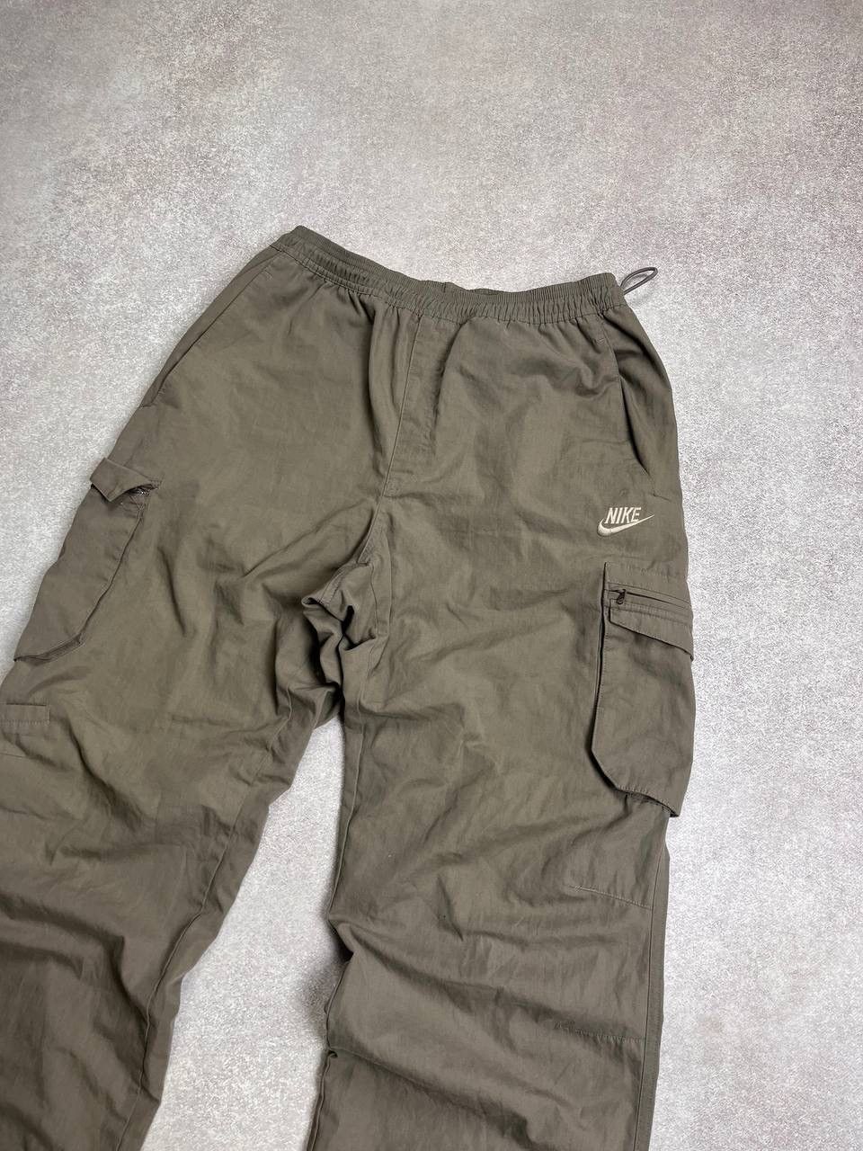 Nike × Vintage Vintage Nike Swoosh Achival Baggy Cargo Pants L Size US 34 / EU 50 - 2 Thumbnail