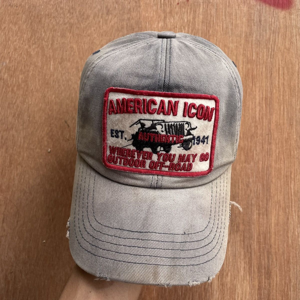 Jeep SICK wash distresses hat by jeep Size ONE SIZE - 1 Thumbnail