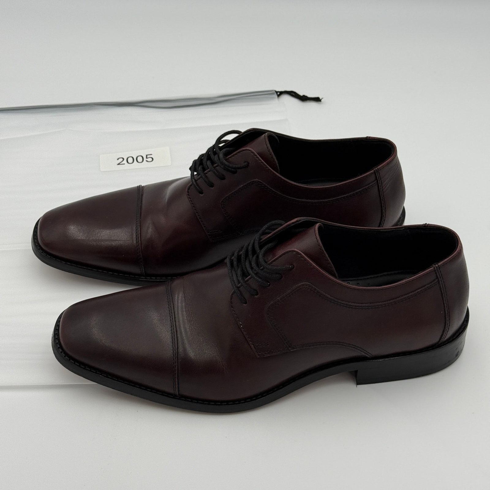 Johnston & Murphy Domani Men\'s Brown Oxford Dress Shoes 10.5M Johnston Murphy Shoes - Etsy main image 4
