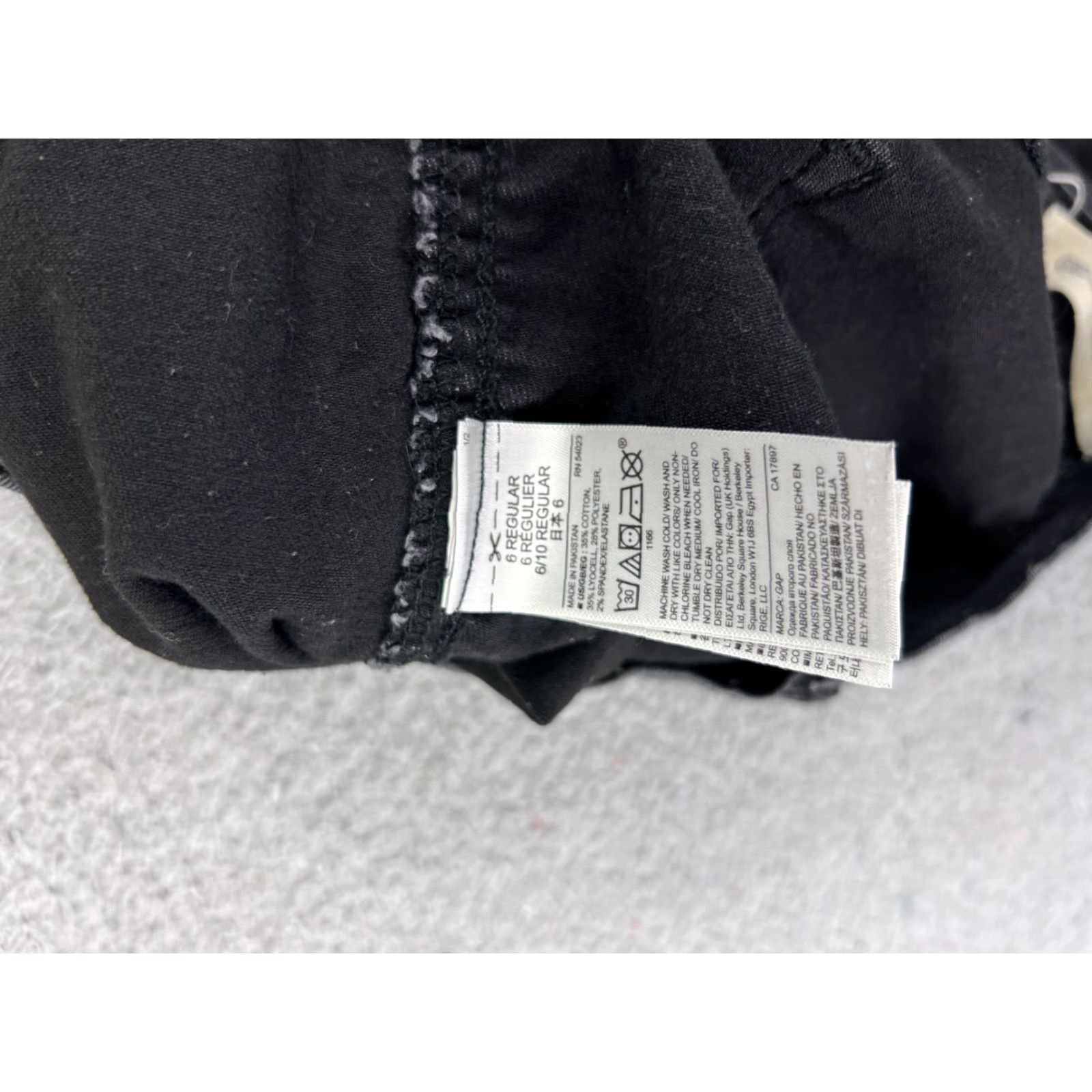 Gap GAP Jeans Women 6 Black Denim Jegging Stretch Mid 25x27 Classic 5-Pocket City 1969 Womens Jeans Size 28" / US 6 / IT 42 - 7 Thumbnail