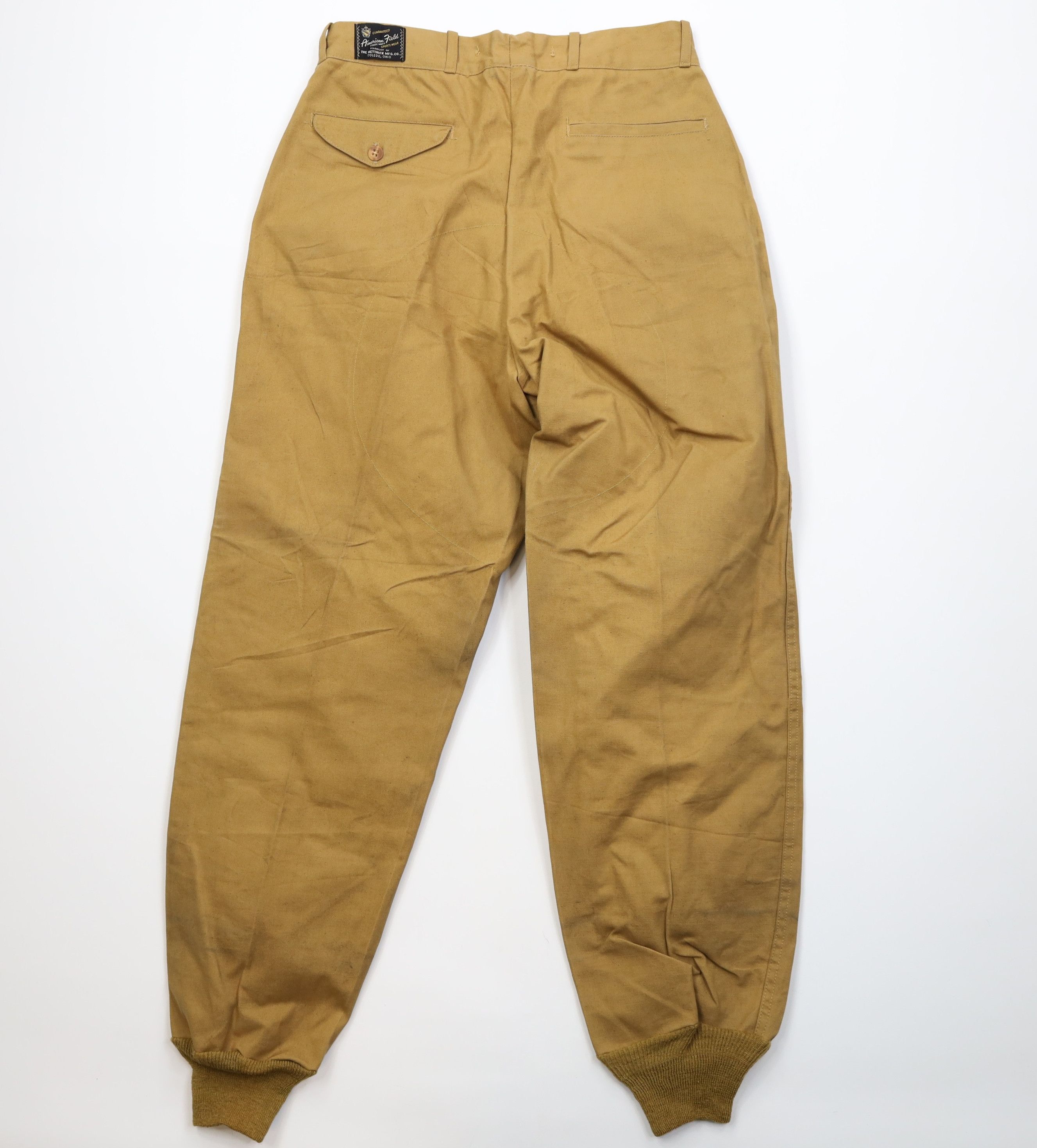 Vintage Vintage 50s 60s Canvas Hunting Cuffed Joggers Pants USA Size US 30 / EU 46 - 9 Thumbnail