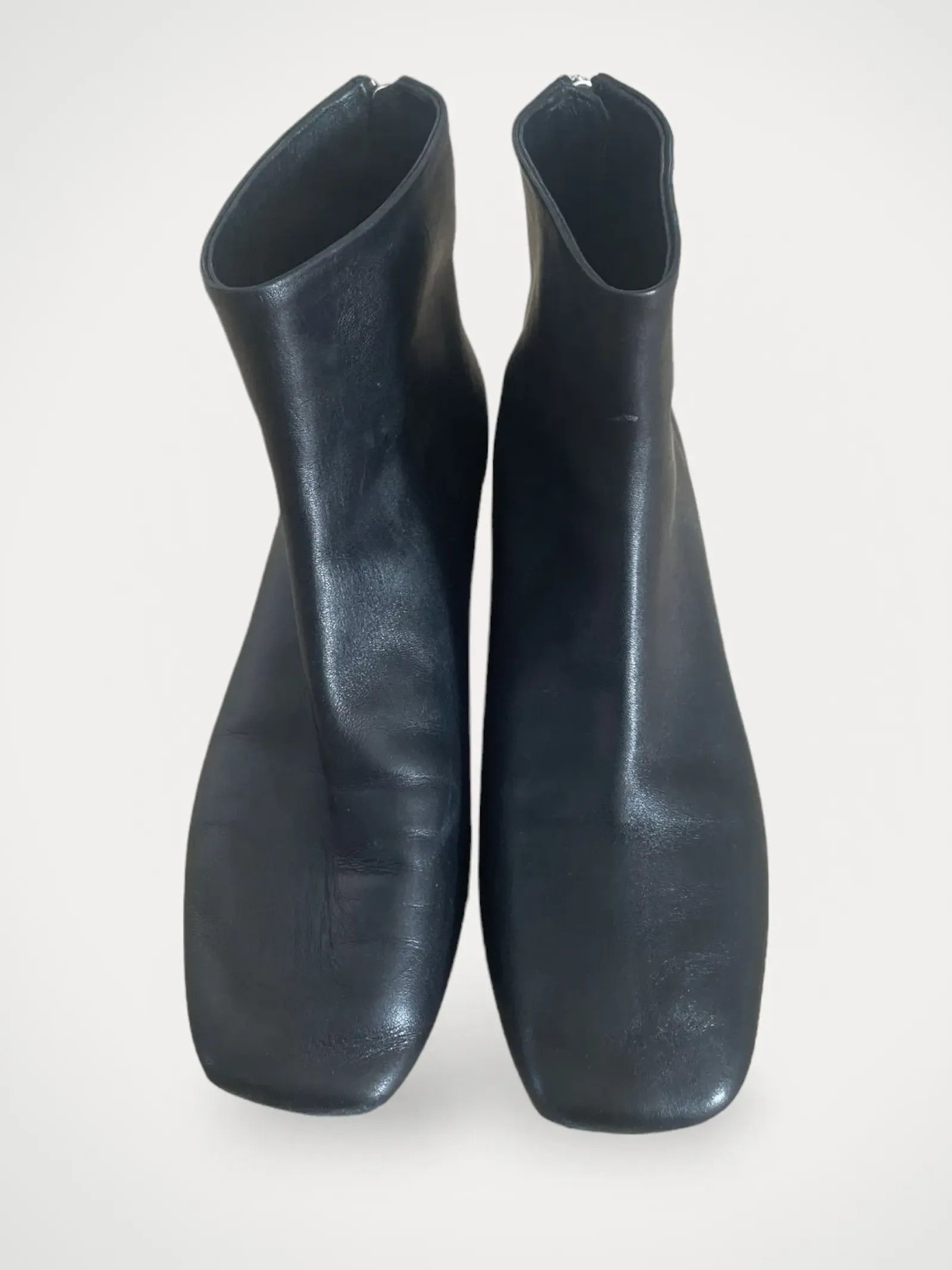 image of Toteme Sock Boot Heel Shoes in Black, Women's (Size 7)