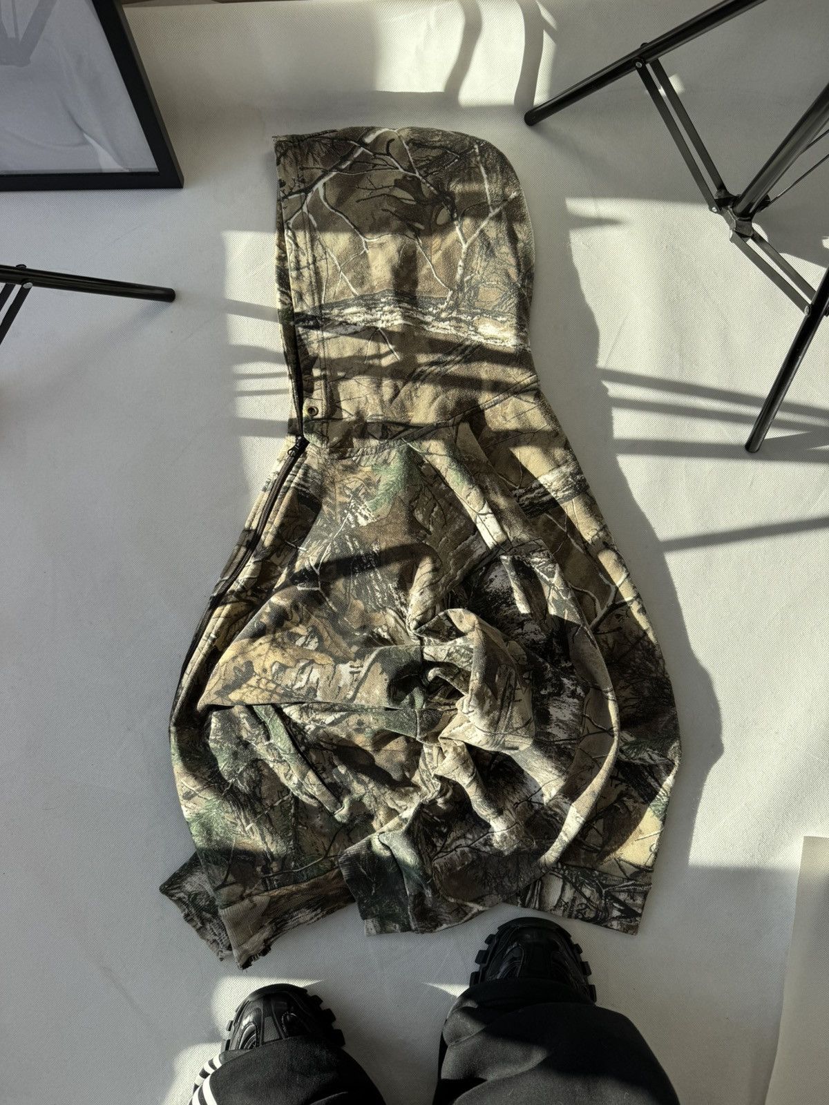 Realtree Vintage Realtree Boxy Fit Camo Zip Up Hoodie Hype Gothic Size US XL / EU 56 / 4 - 4 Thumbnail