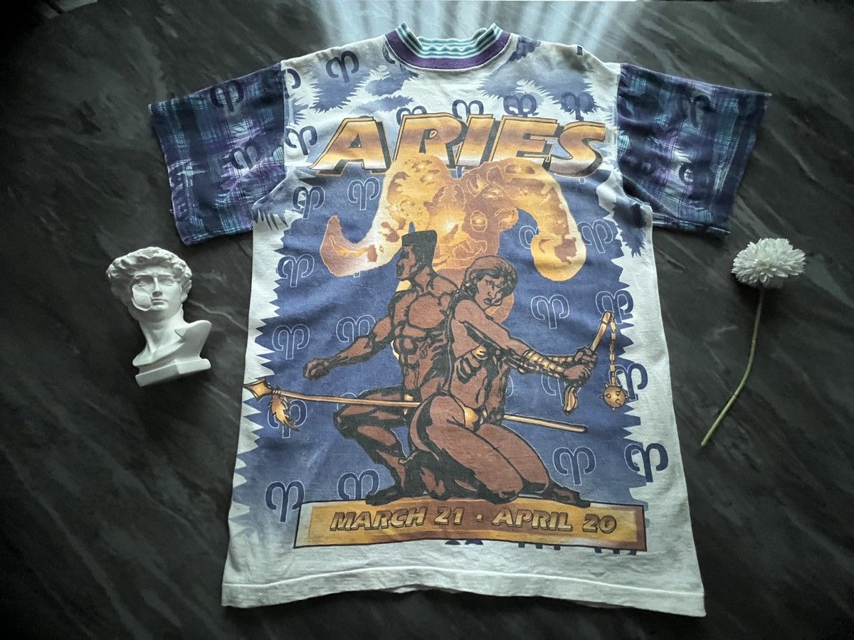 Vintage Zodiac : Aries All Over Printed Size US L / EU 52-54 / 3 - 2 Thumbnail
