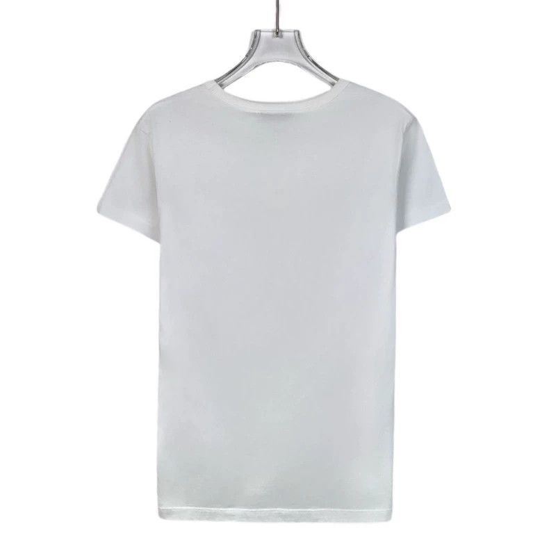 Givenchy Givenchy White Logo Letter Print Cotton Crew Neck Short Sl Size US M / EU 48-50 / 2 - 2 Thumbnail