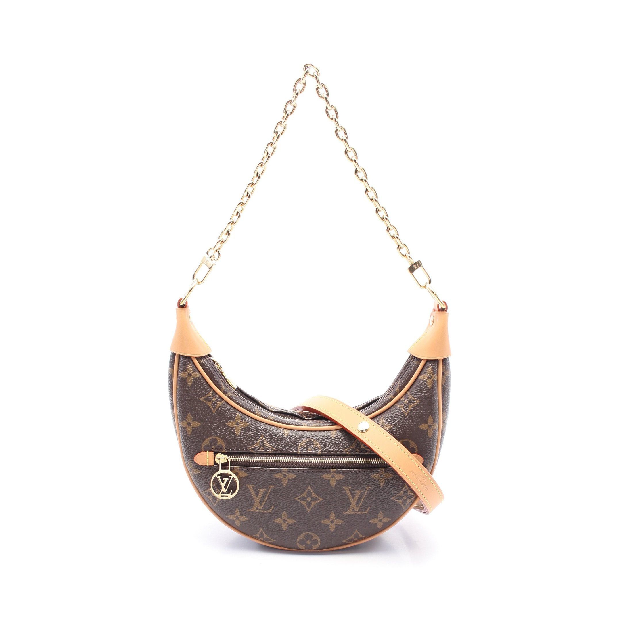 Louis Vuitton Louis Vuitton Loop Monogram Shoulder Bag Leather Brown Size ONE SIZE - 1 Thumbnail