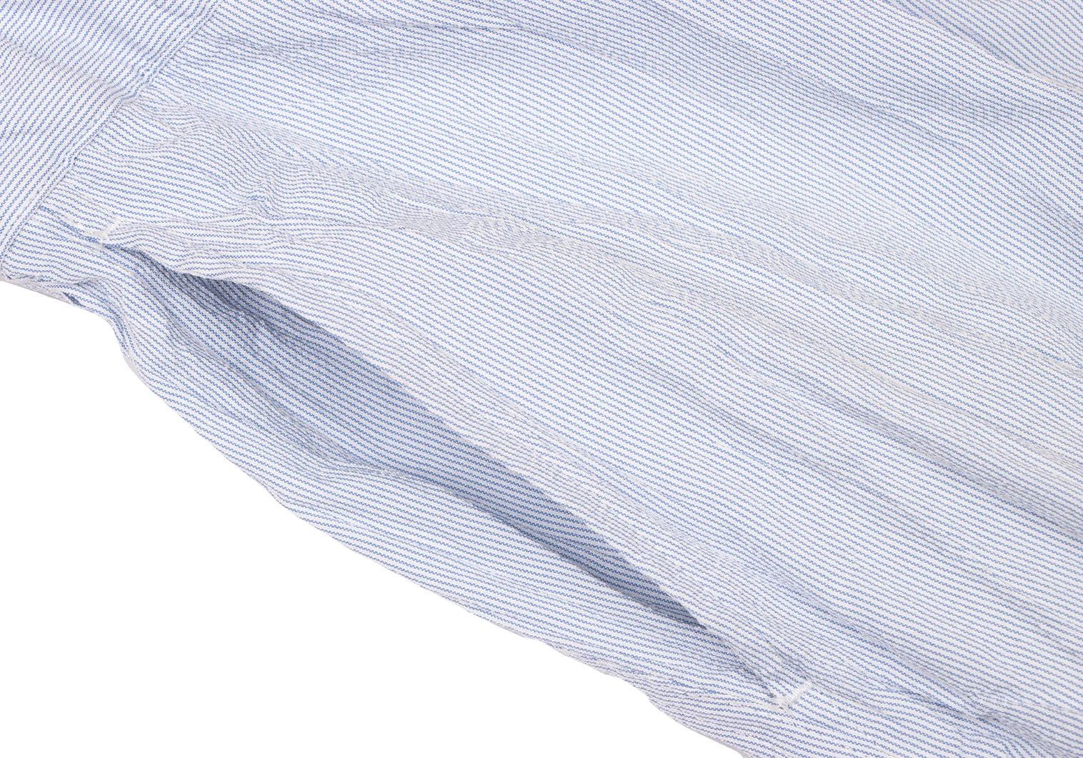 Issey Miyake Pleated Stripe Pants in Blue and White Size US 30 / EU 46 - 9 Thumbnail