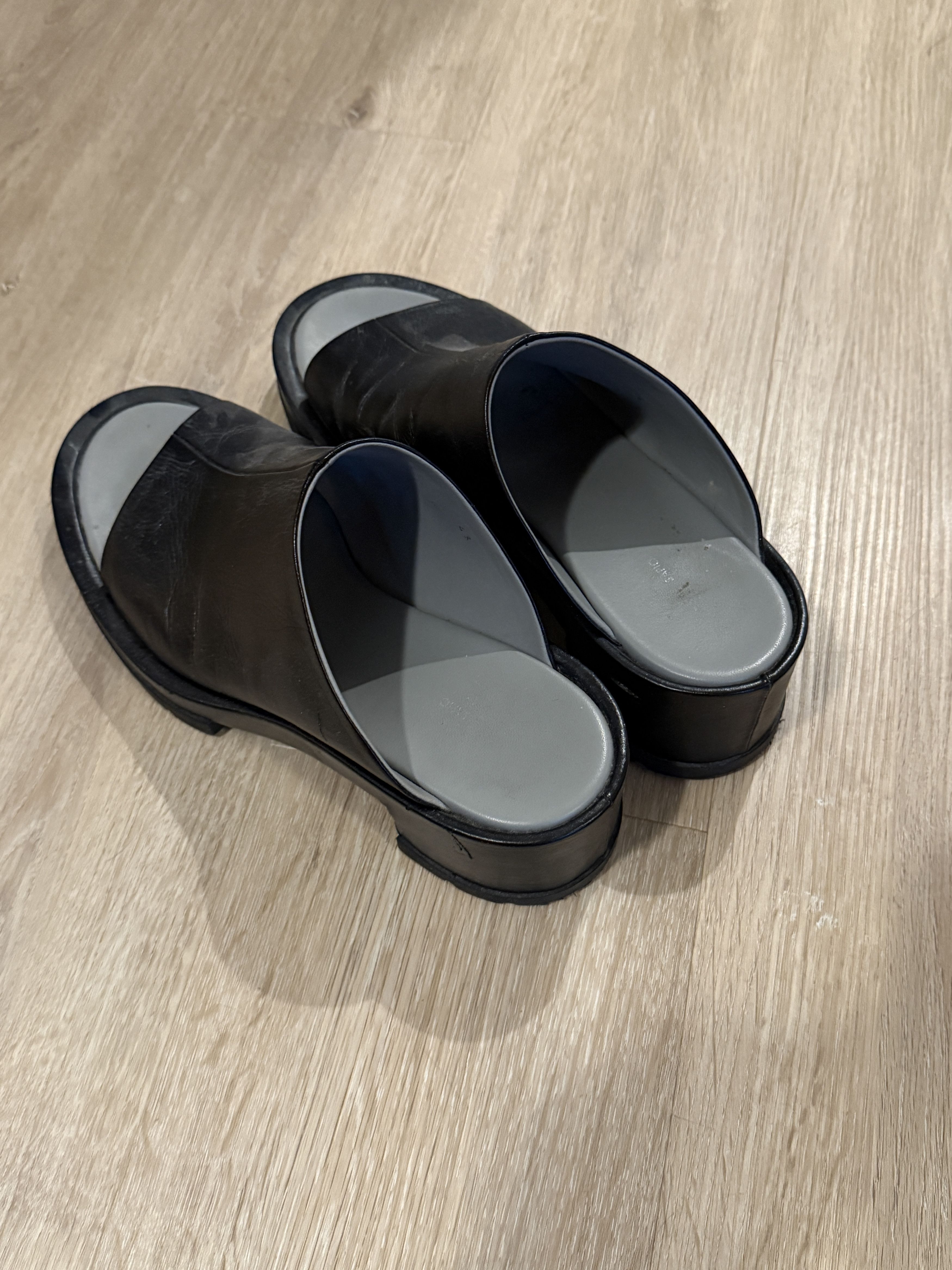 Other Black leather sandals Size US 10 / EU 43 - 3 Thumbnail