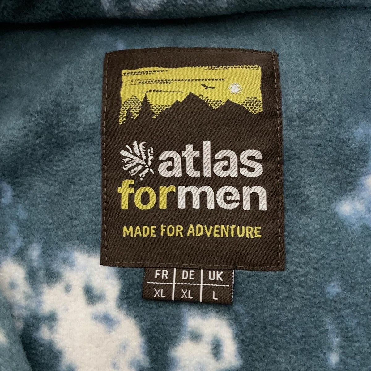Japanese Brand Vintage Atlas for Men Nature Wolfs Overprint Fleece Jacket Size US XL / EU 56 / 4 - 3 Thumbnail