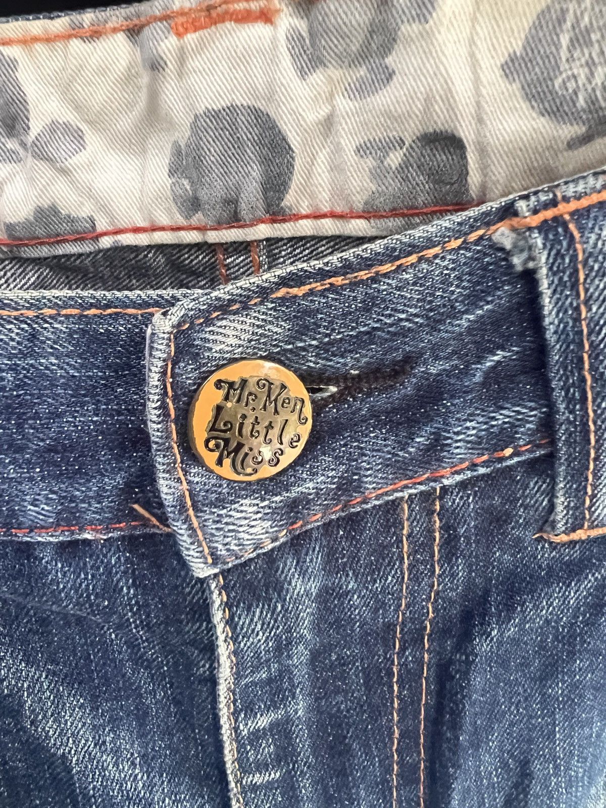 If Six Was Nine 🔥Mr Men Little Miss Multipockets Distressed Denim Size US 30 / EU 46 - 13 Thumbnail