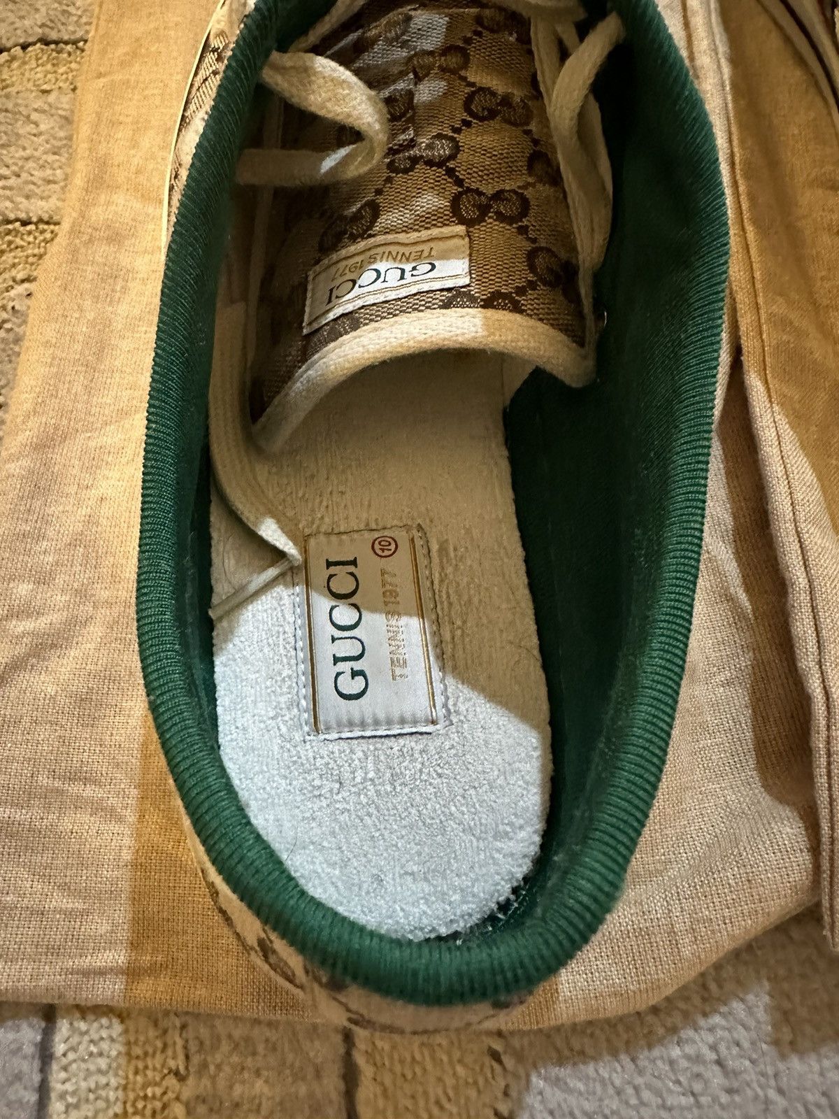Gucci GG GUCCI TENNIS 1977 SNEAKER Size US 10 / EU 43 - 4 Thumbnail
