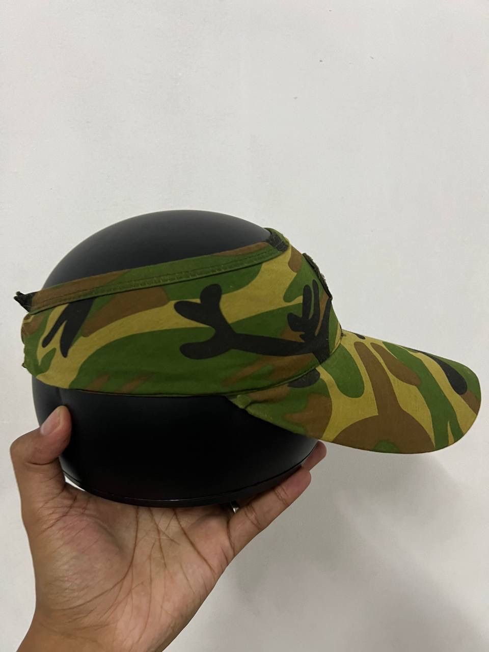 Hat Club Camouflage Military Woodland Visor Hat Size ONE SIZE - 4 Thumbnail