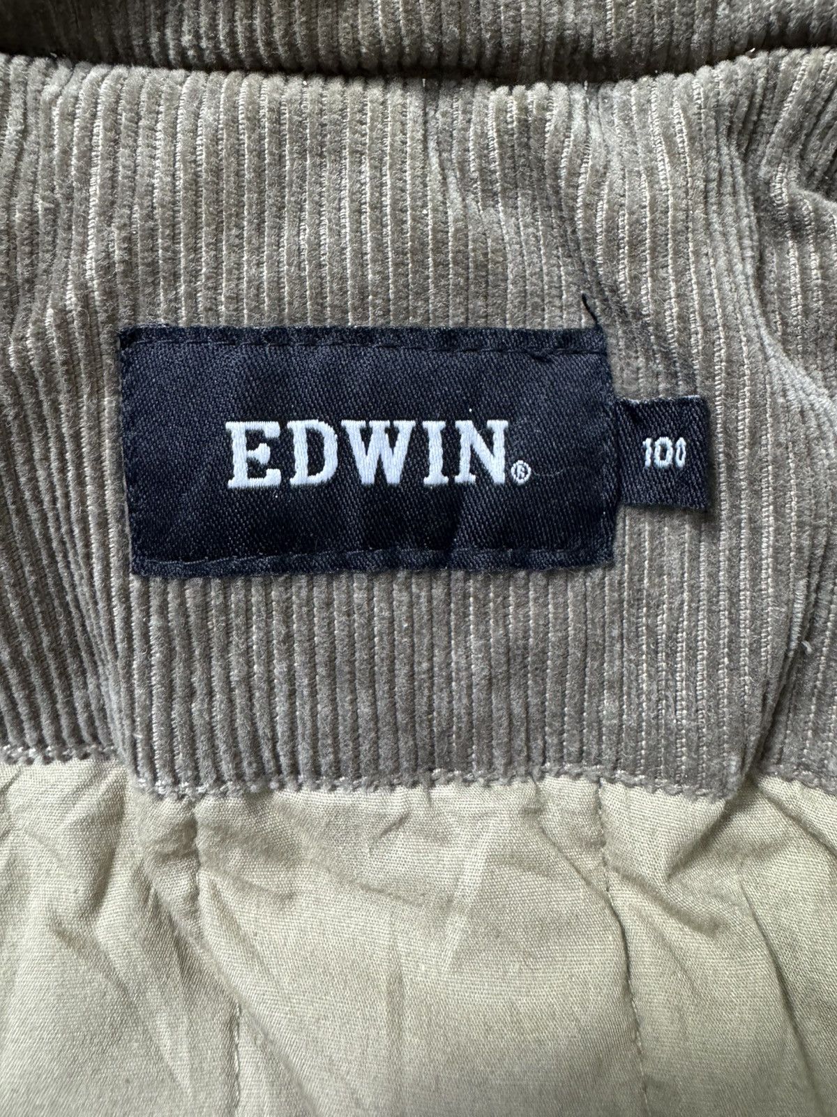 Edwin Vintage Edwin Corduroy leather jacket Size US L / EU 52-54 / 3 - 7 Thumbnail