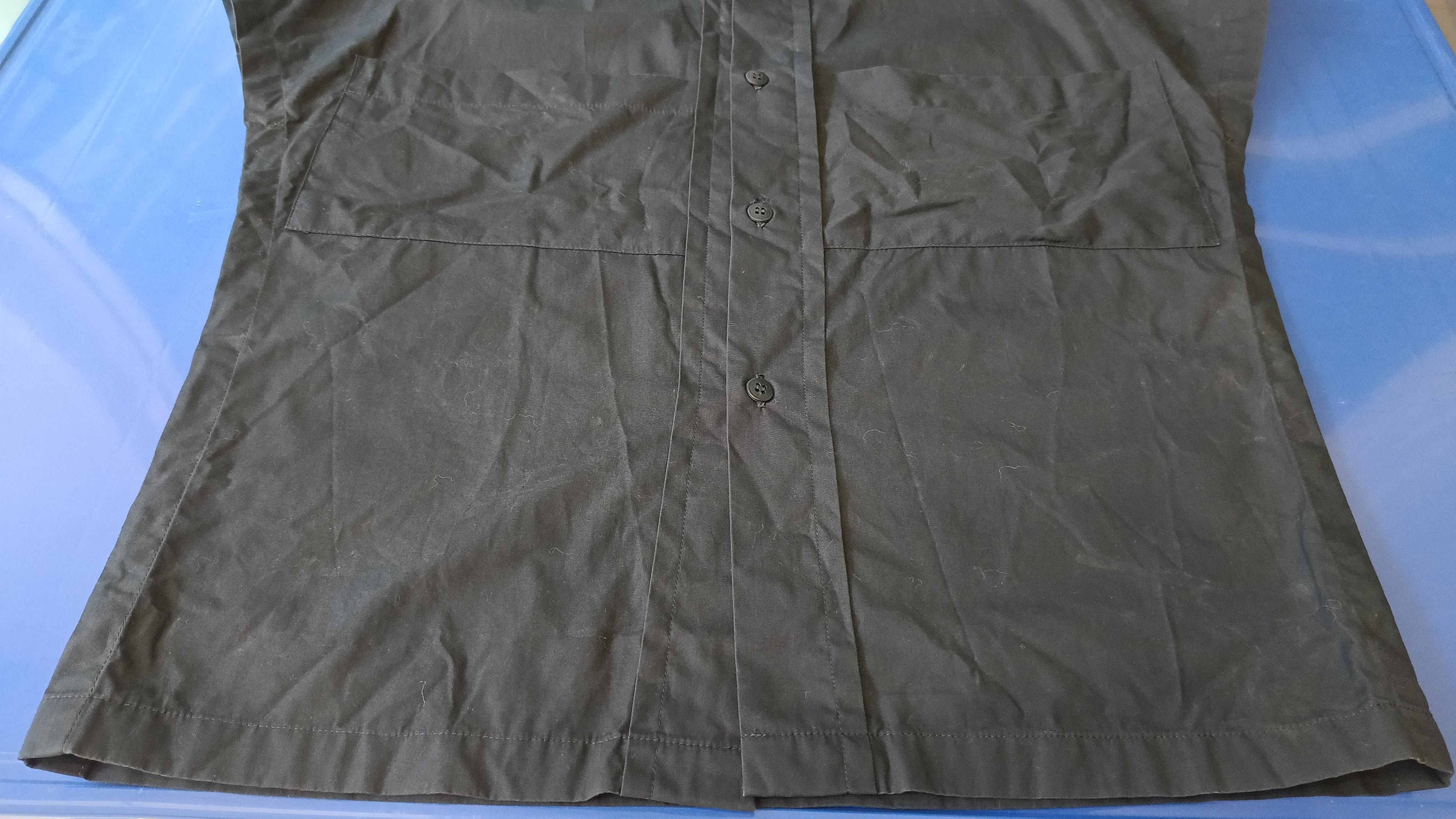 Yohji Yamamoto Yohji Yamamoto Y's bis LIMI Japan black wide shoulder shirt Size S / US 4 / IT 40 - 14 Thumbnail