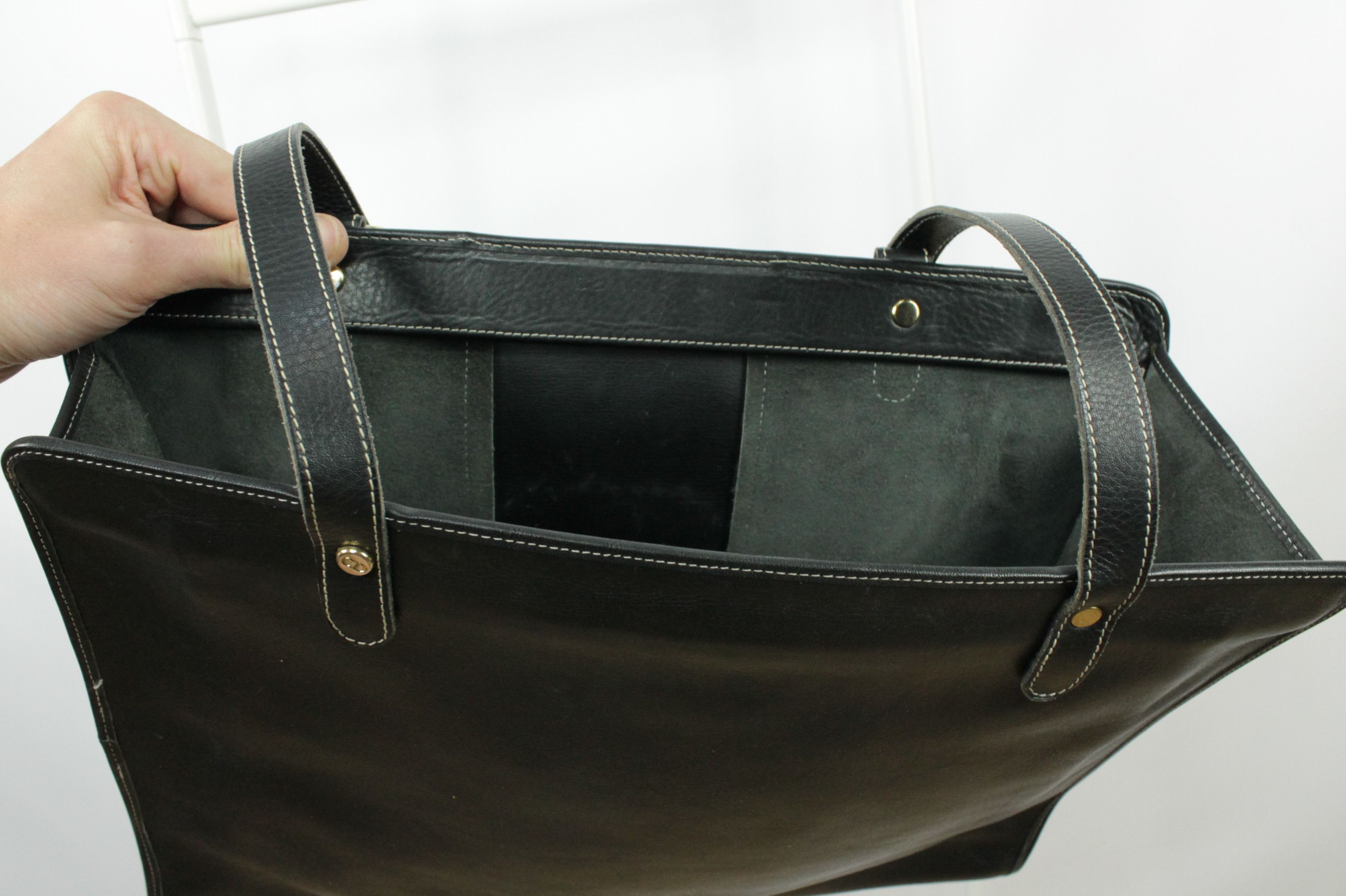Christian Dior Monsieur Christian Dior Vintage Black Leather Shoulder Bag Size ONE SIZE - 14 Thumbnail