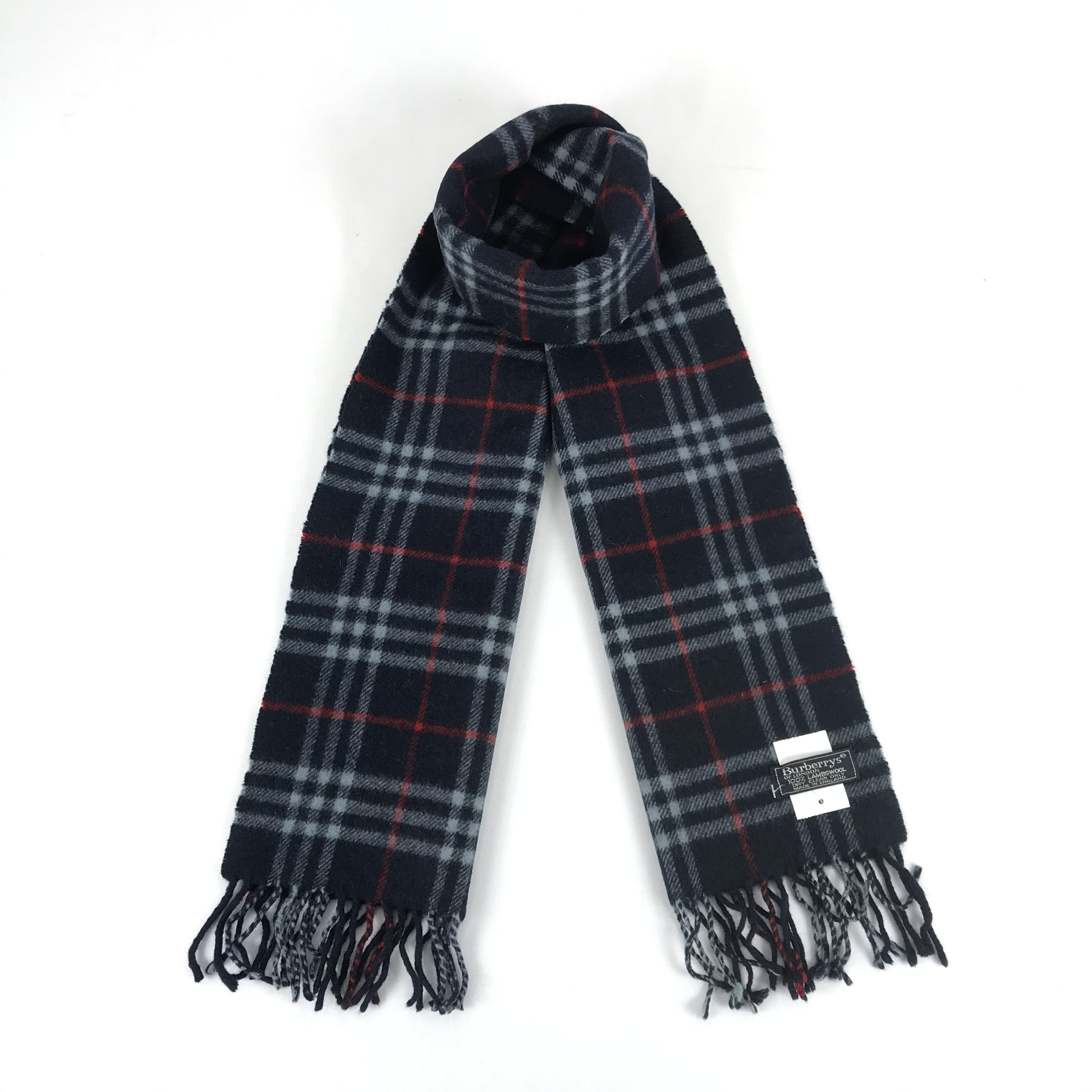 Burberry Vintage Burberry Scarf Muffler Wool Scarves Size ONE SIZE - 1 Thumbnail